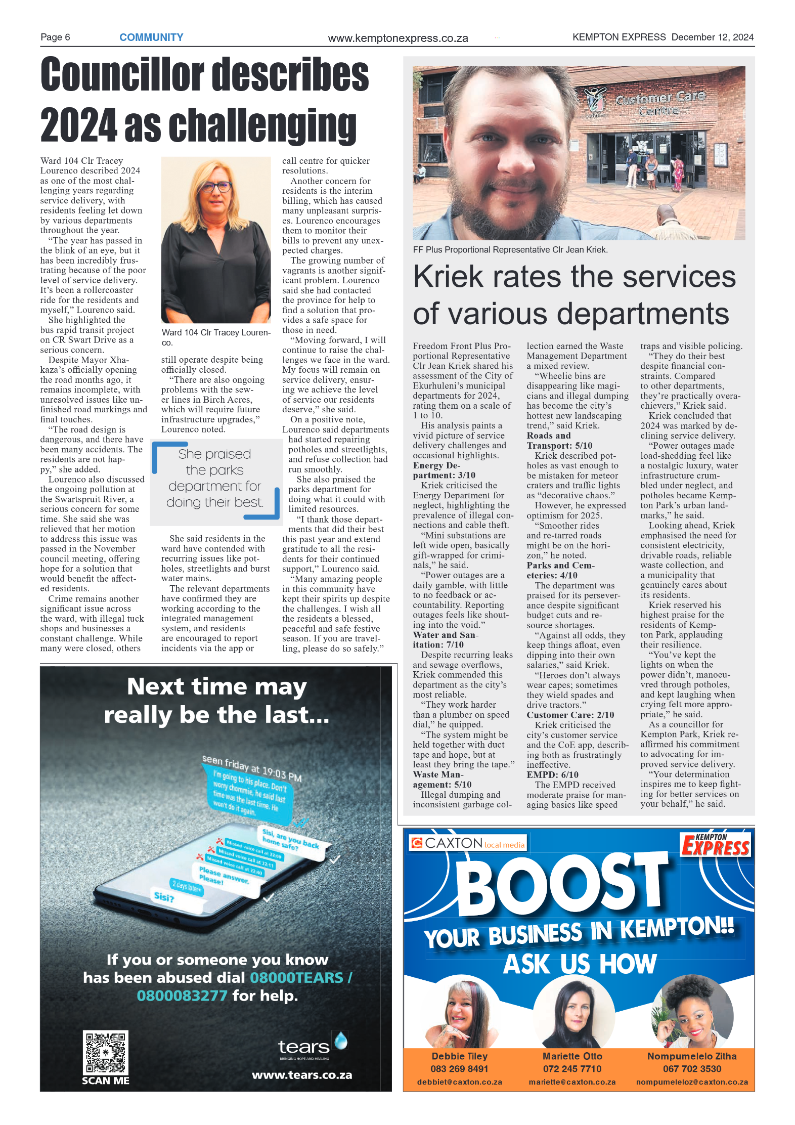 Kempton Express 12 December 2024 page 6