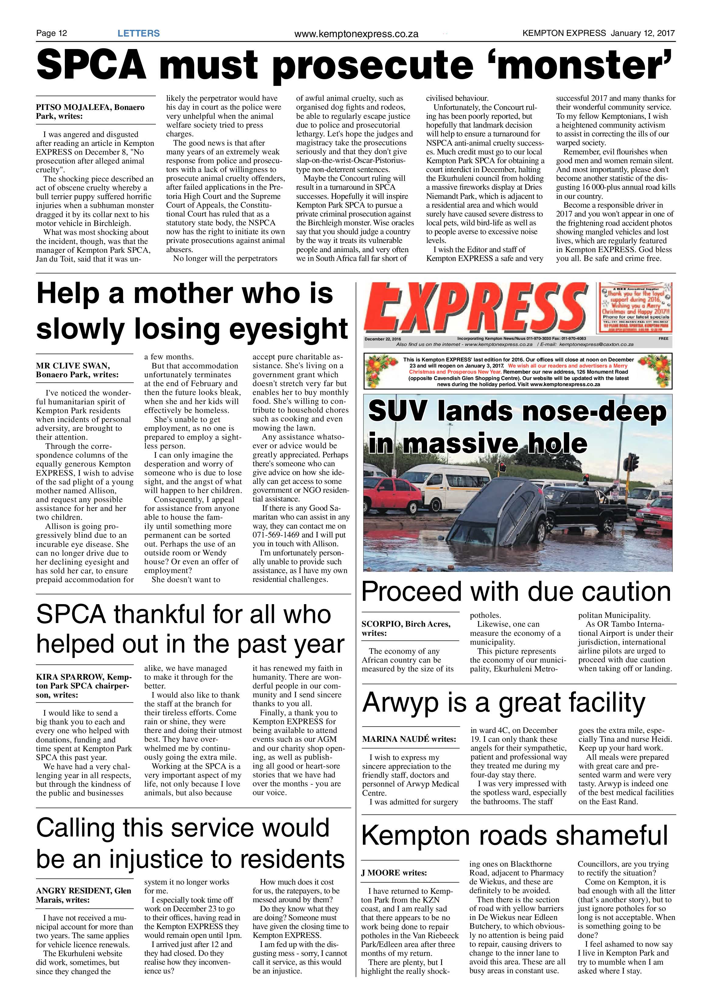 Kempton Express 12 January 2017 page 12