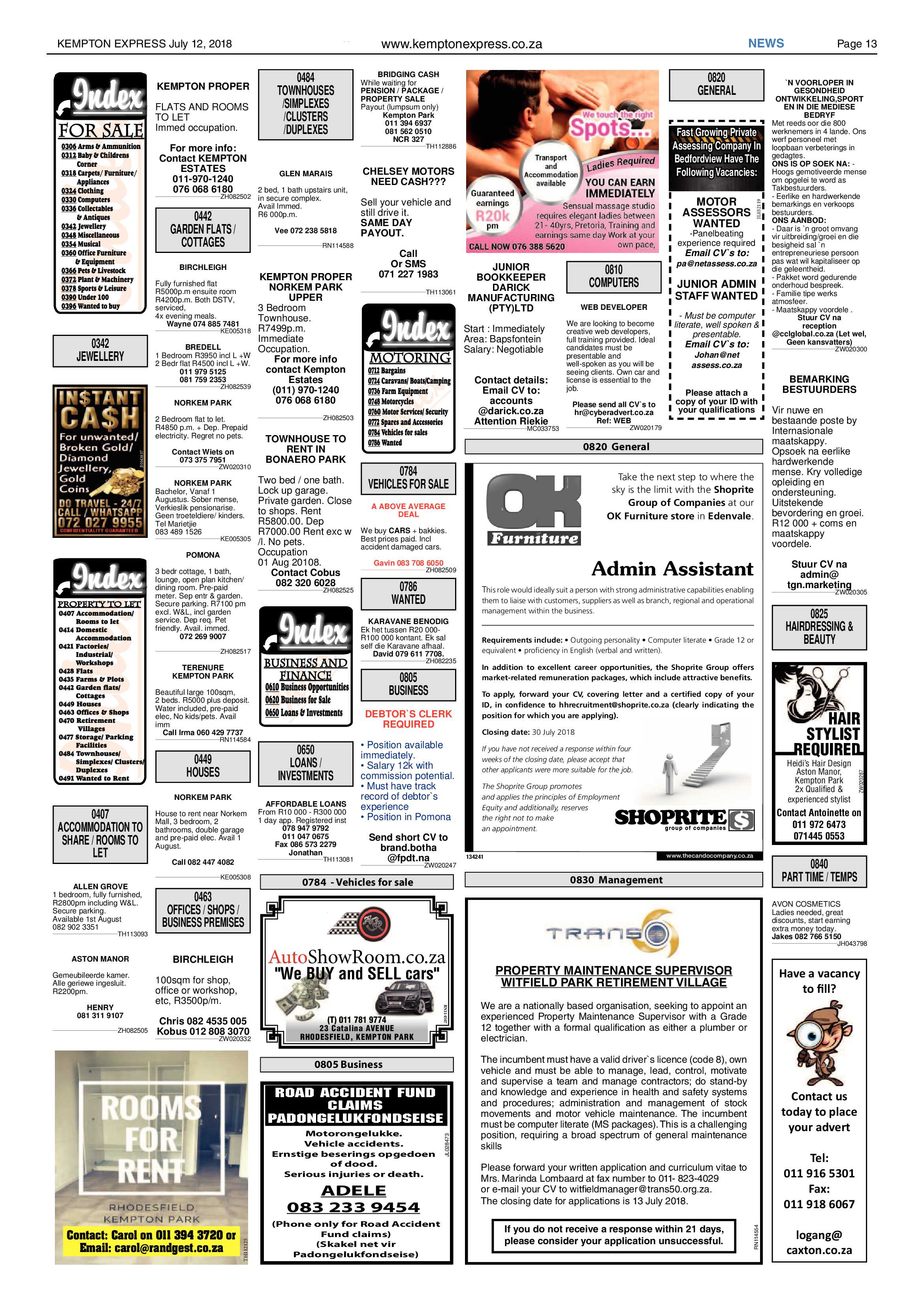 Kempton Express 12 July 2018 page 13