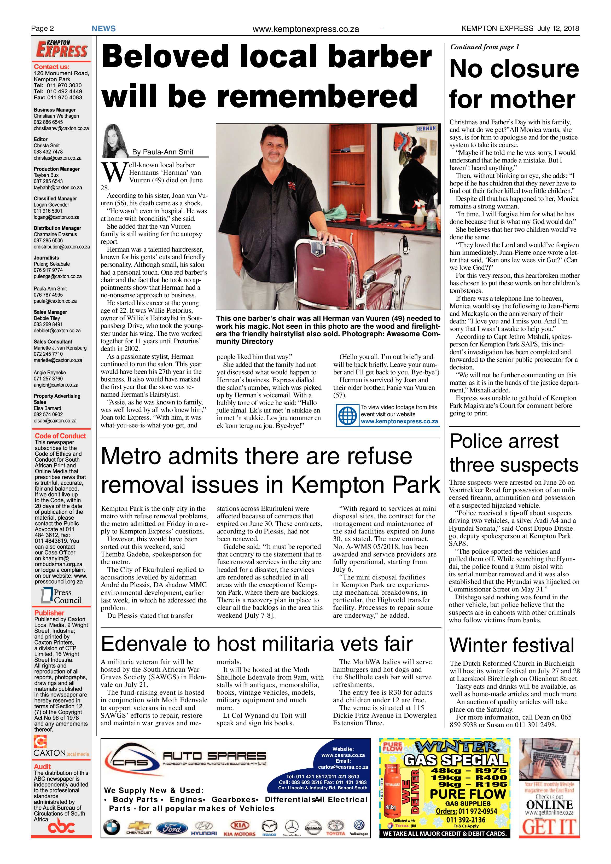 Kempton Express 12 July 2018 page 2