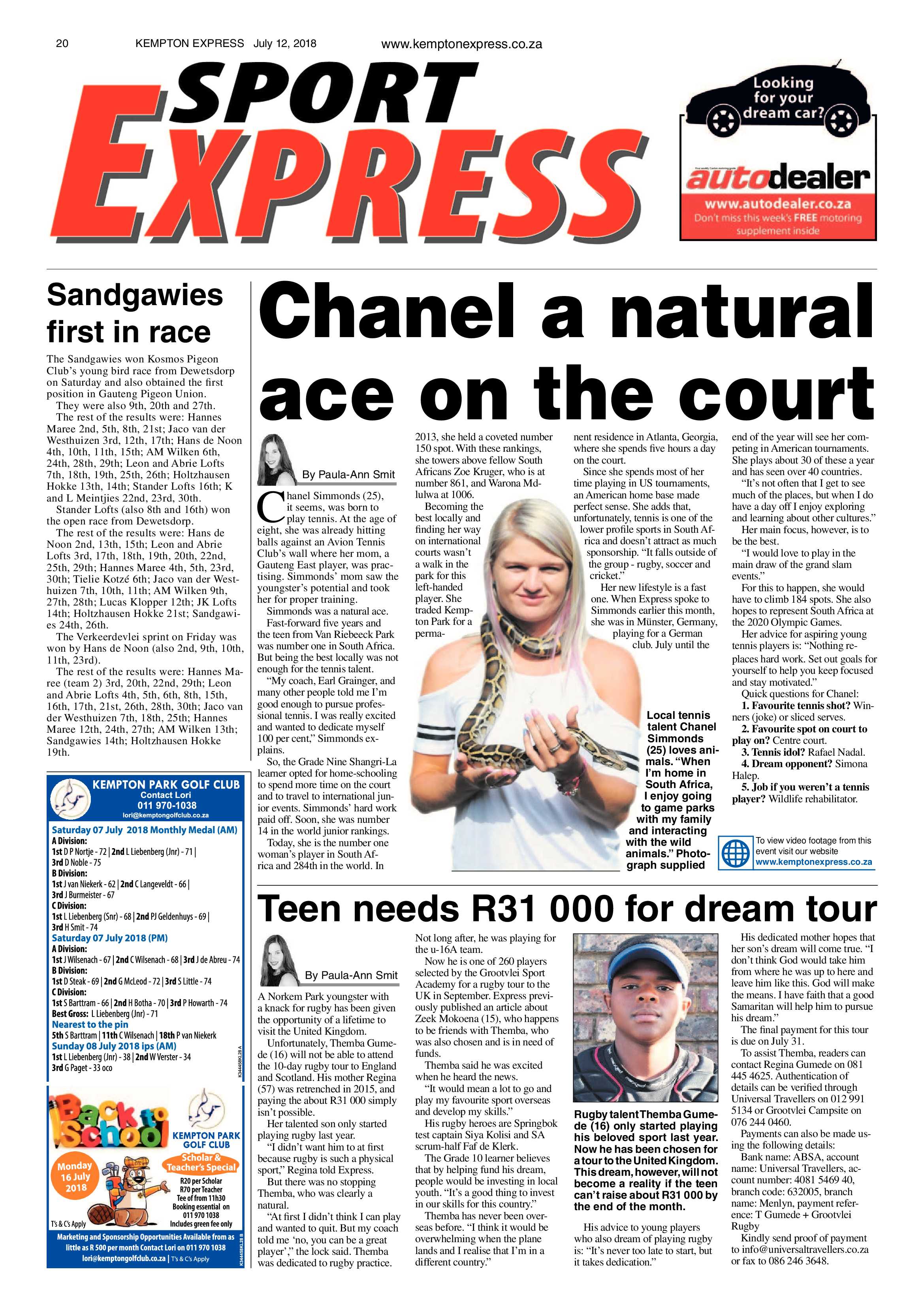 Kempton Express 12 July 2018 page 20