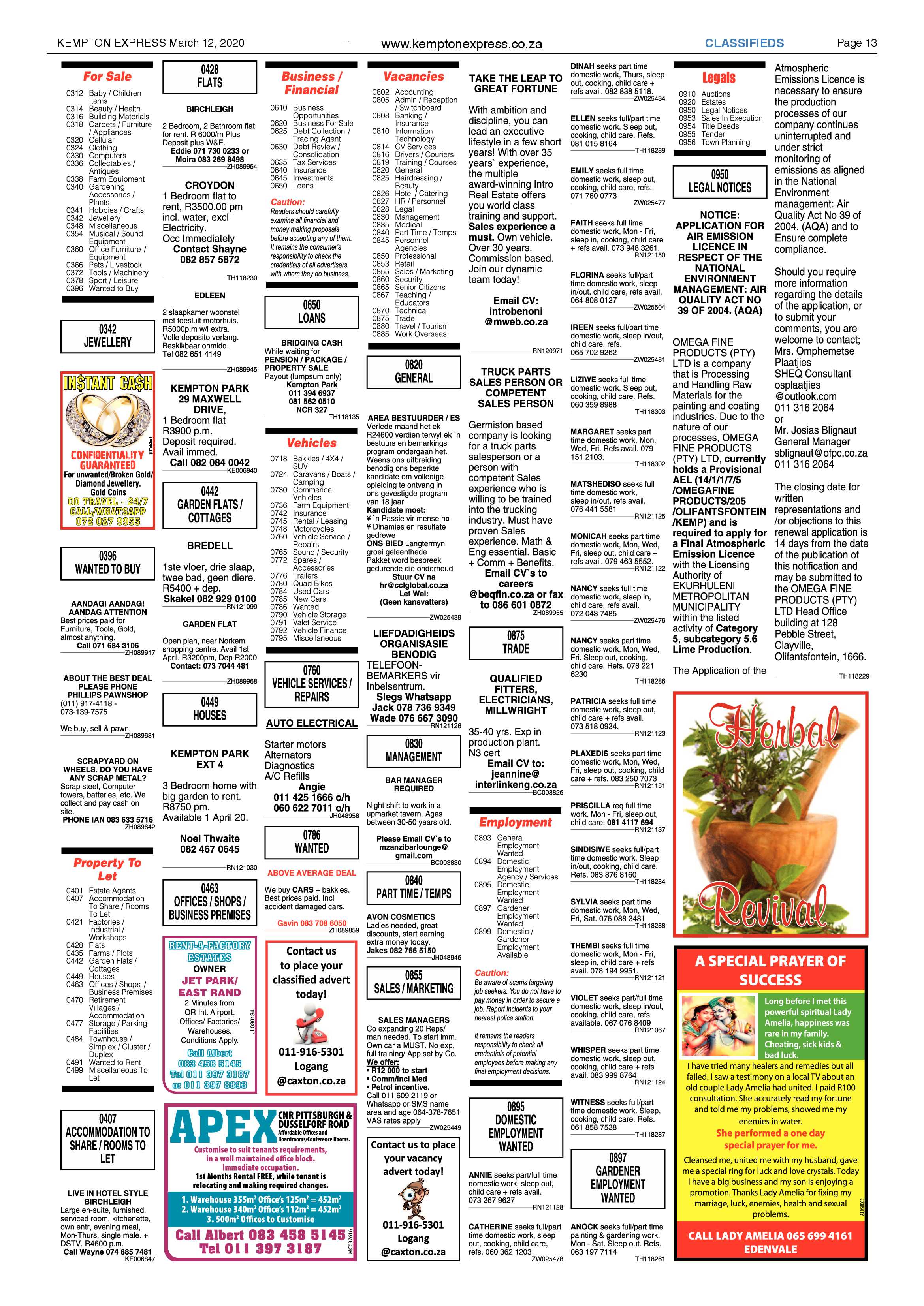 Kempton Express 12 March 2020 page 13