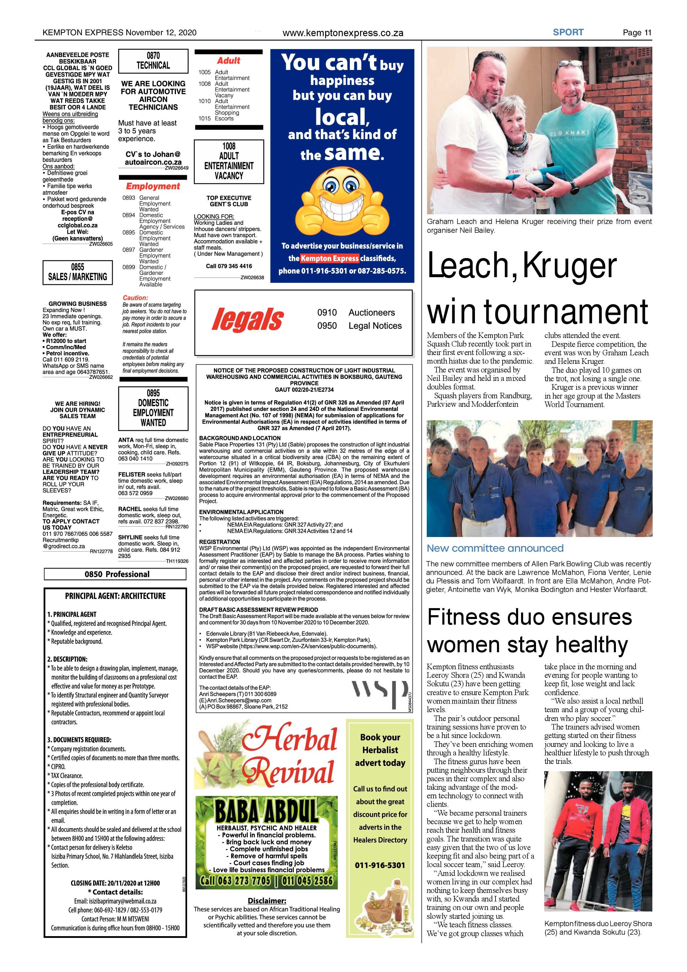 Kempton Express 12 November 2020 page 11