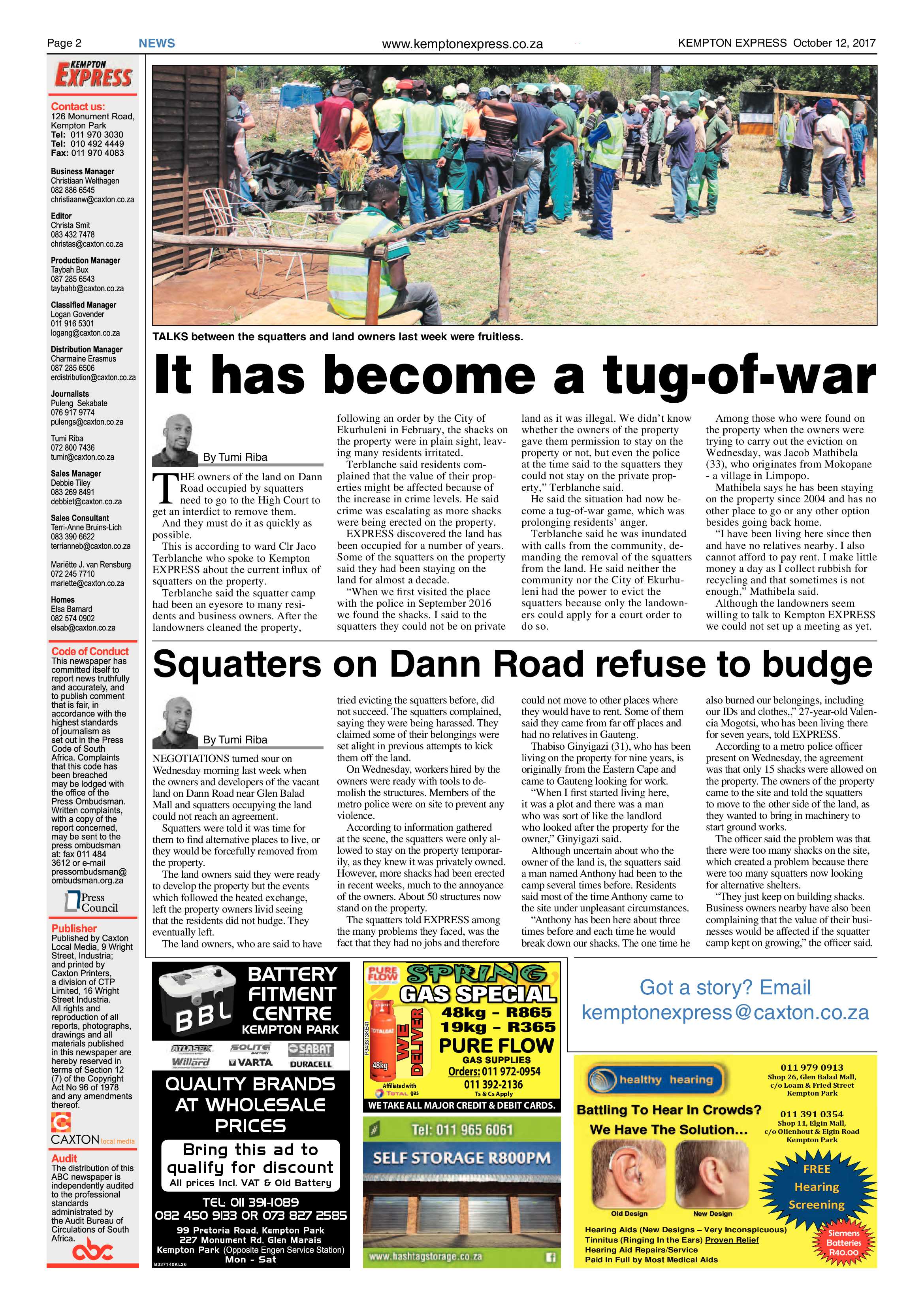Kempton Express 12 October 2017 page 2