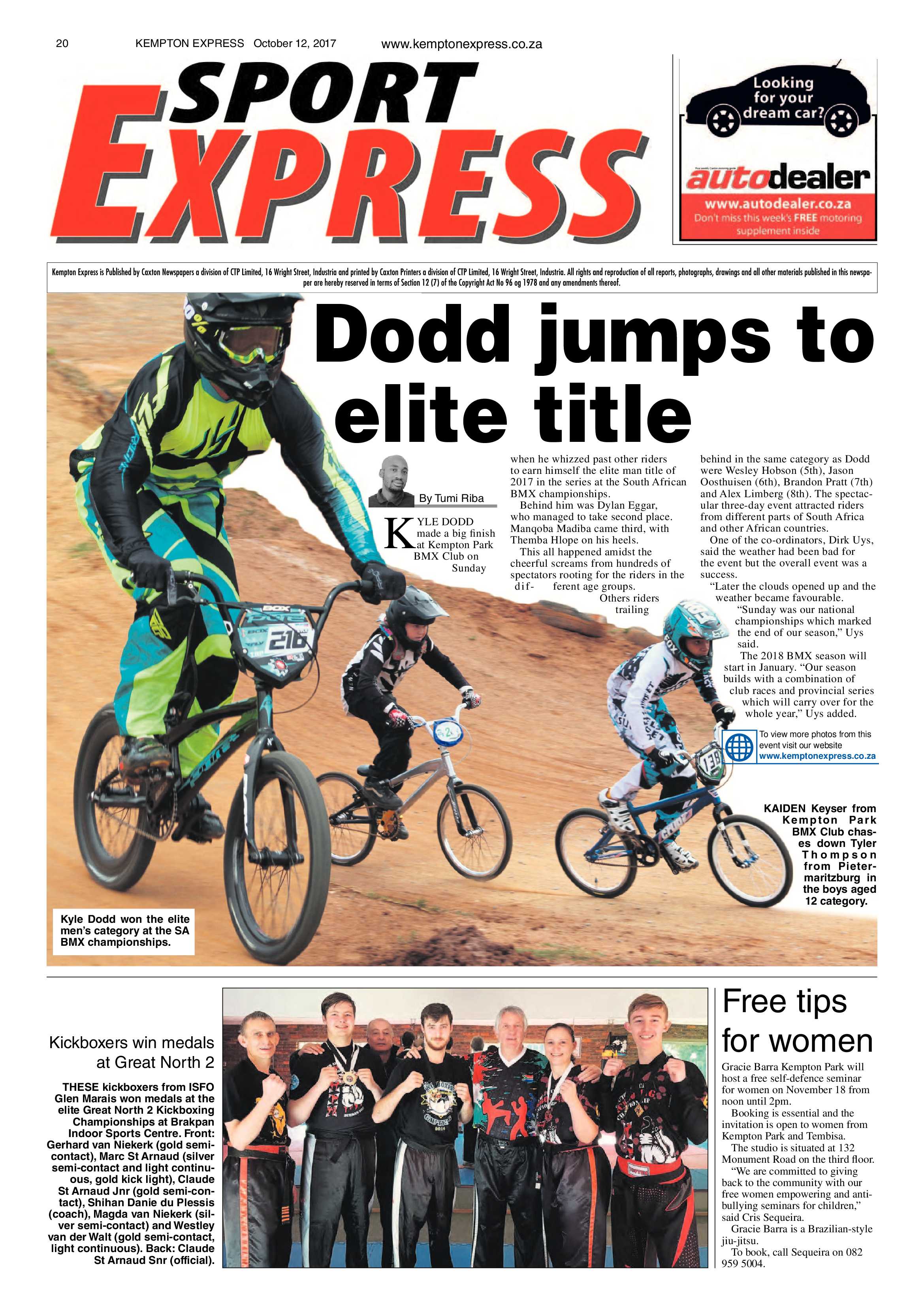 Kempton Express 12 October 2017 page 20
