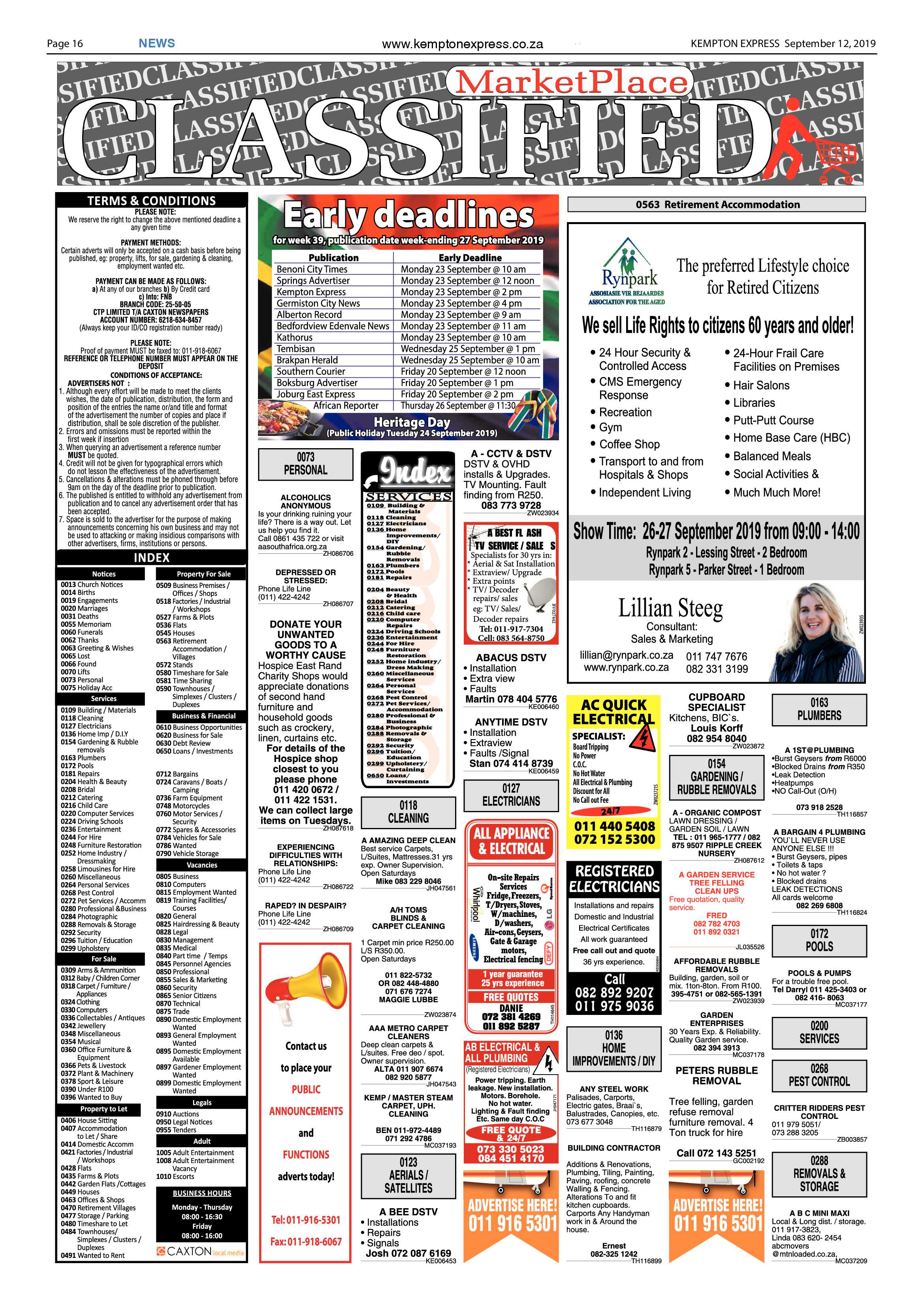 Kempton Express 12 September 2019 page 16