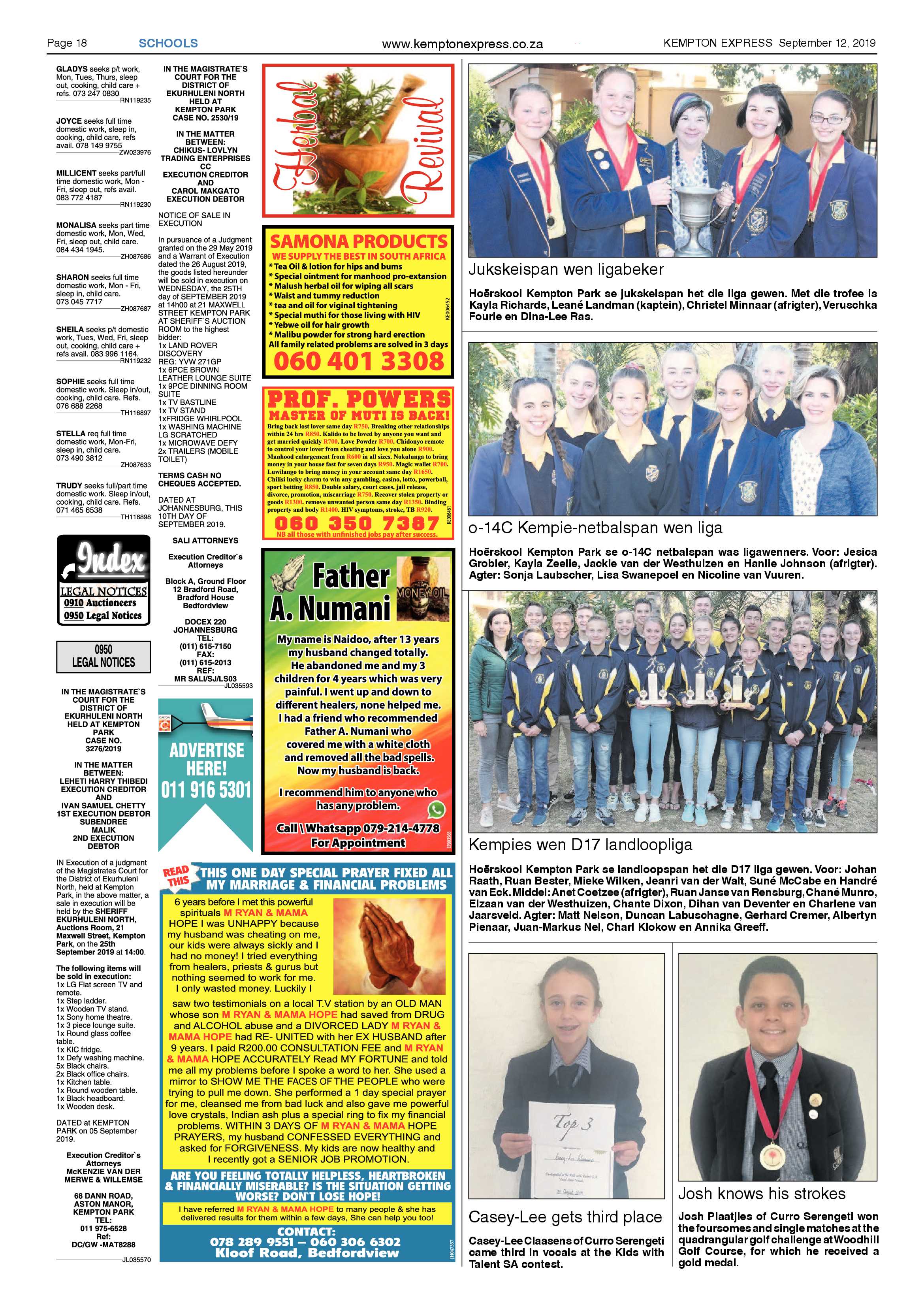 Kempton Express 12 September 2019 page 18