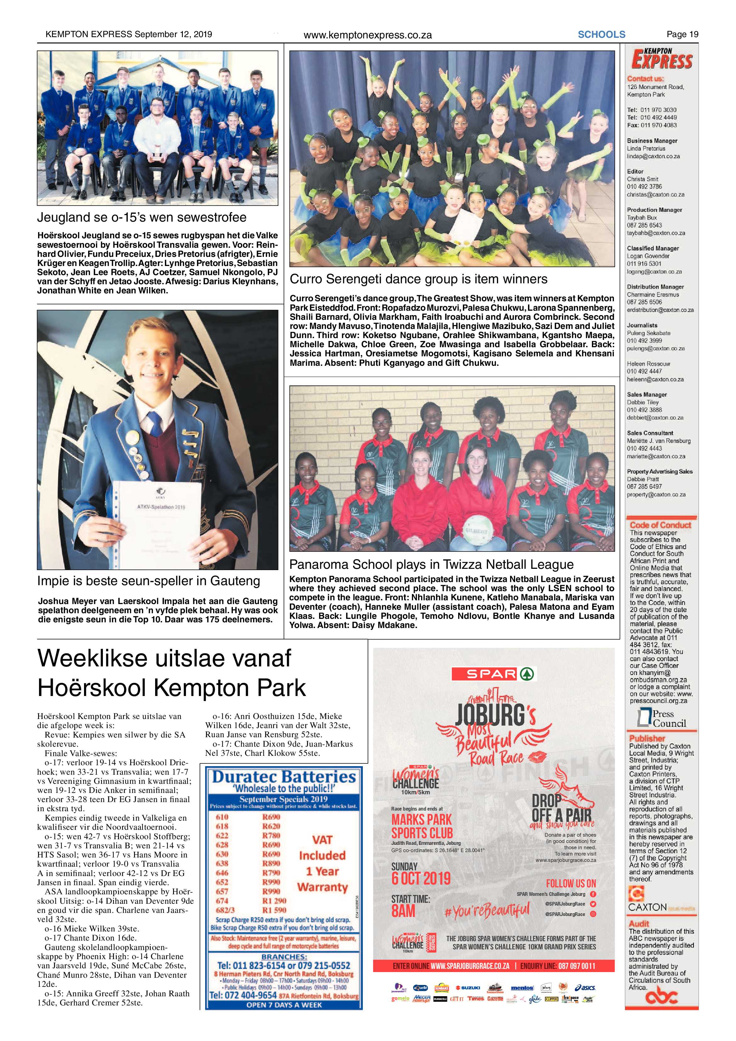 Kempton Express 12 September 2019 page 19