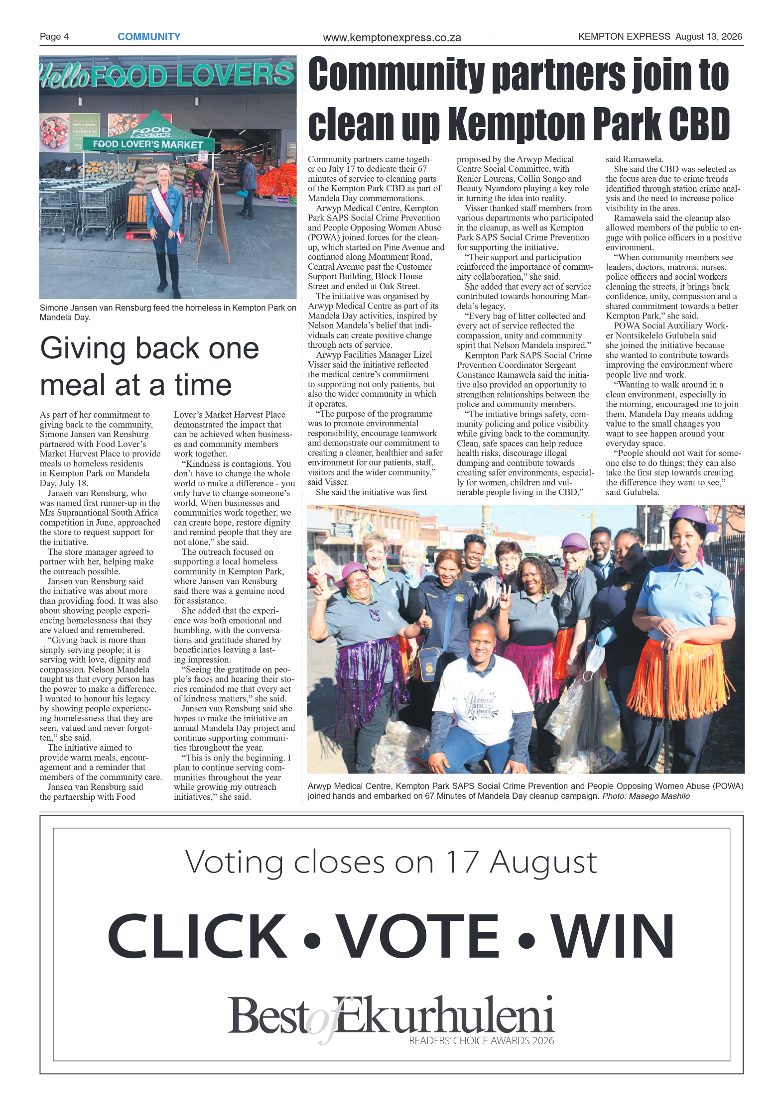 Kempton Express 13 August 2026 page 4