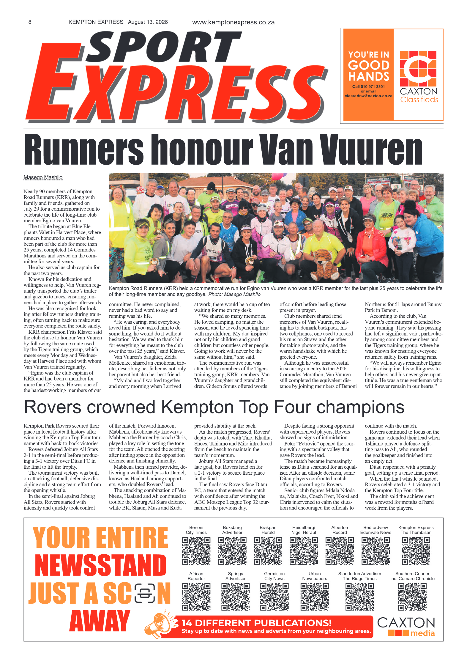 Kempton Express 13 August 2026 page 8