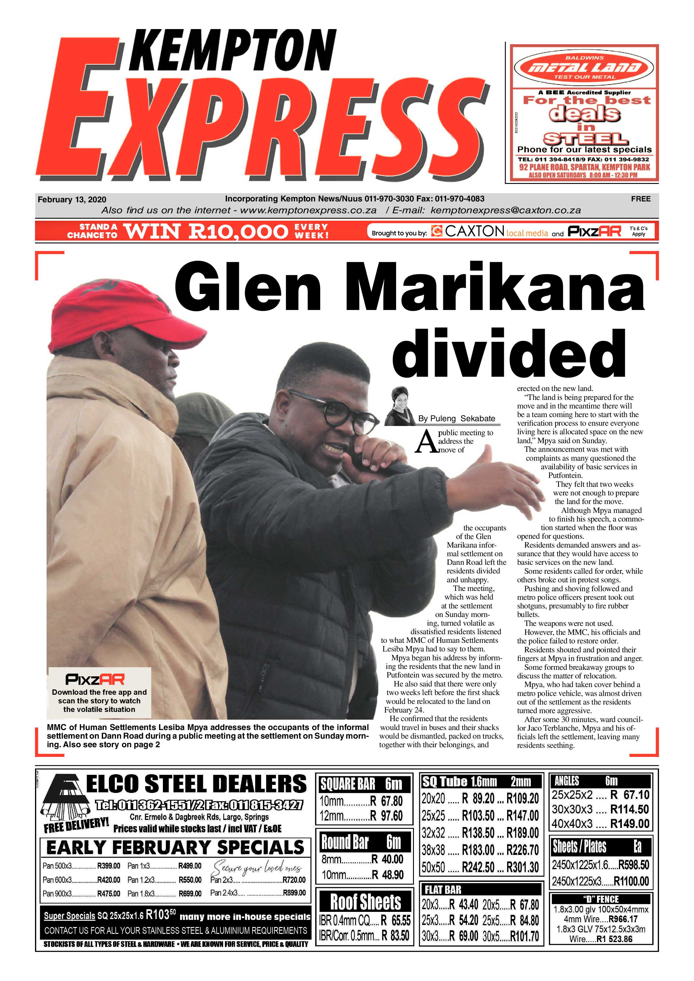 Kempton Express 13 February 2020 page 1