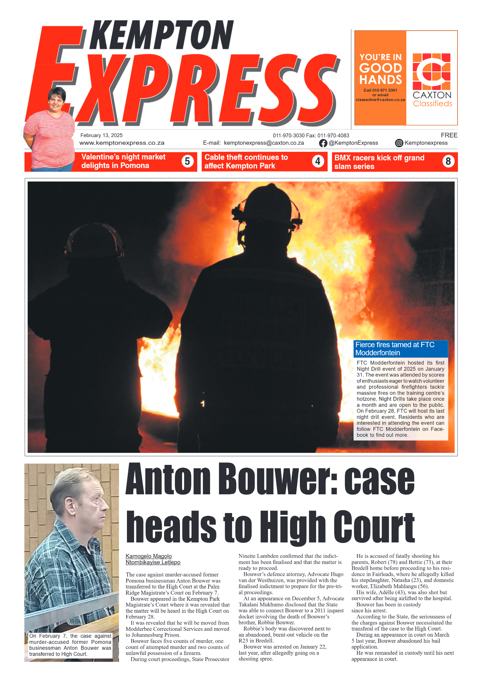 Kempton Express 13 February 2025 page 1