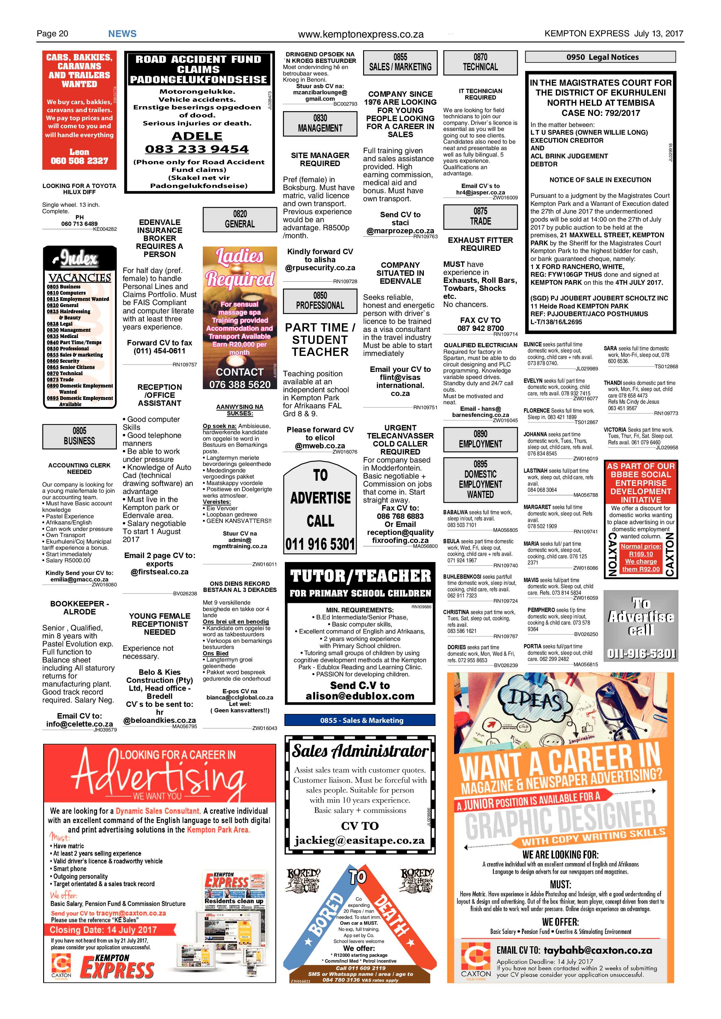 Kempton Express 13 July 2017 page 20