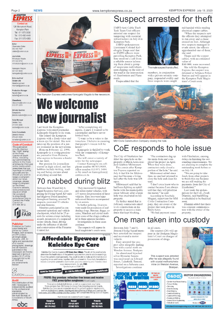 Kempton Express 13 July 2023 page 2