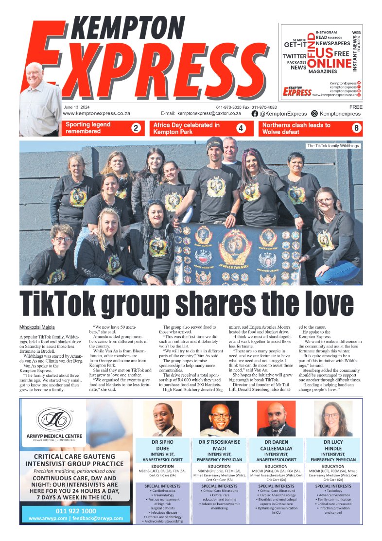 Kempton Express 13 June 2024 page 1