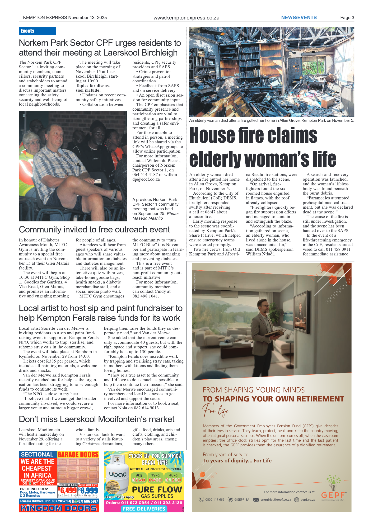 Kempton Express 13 November 2025 page 3