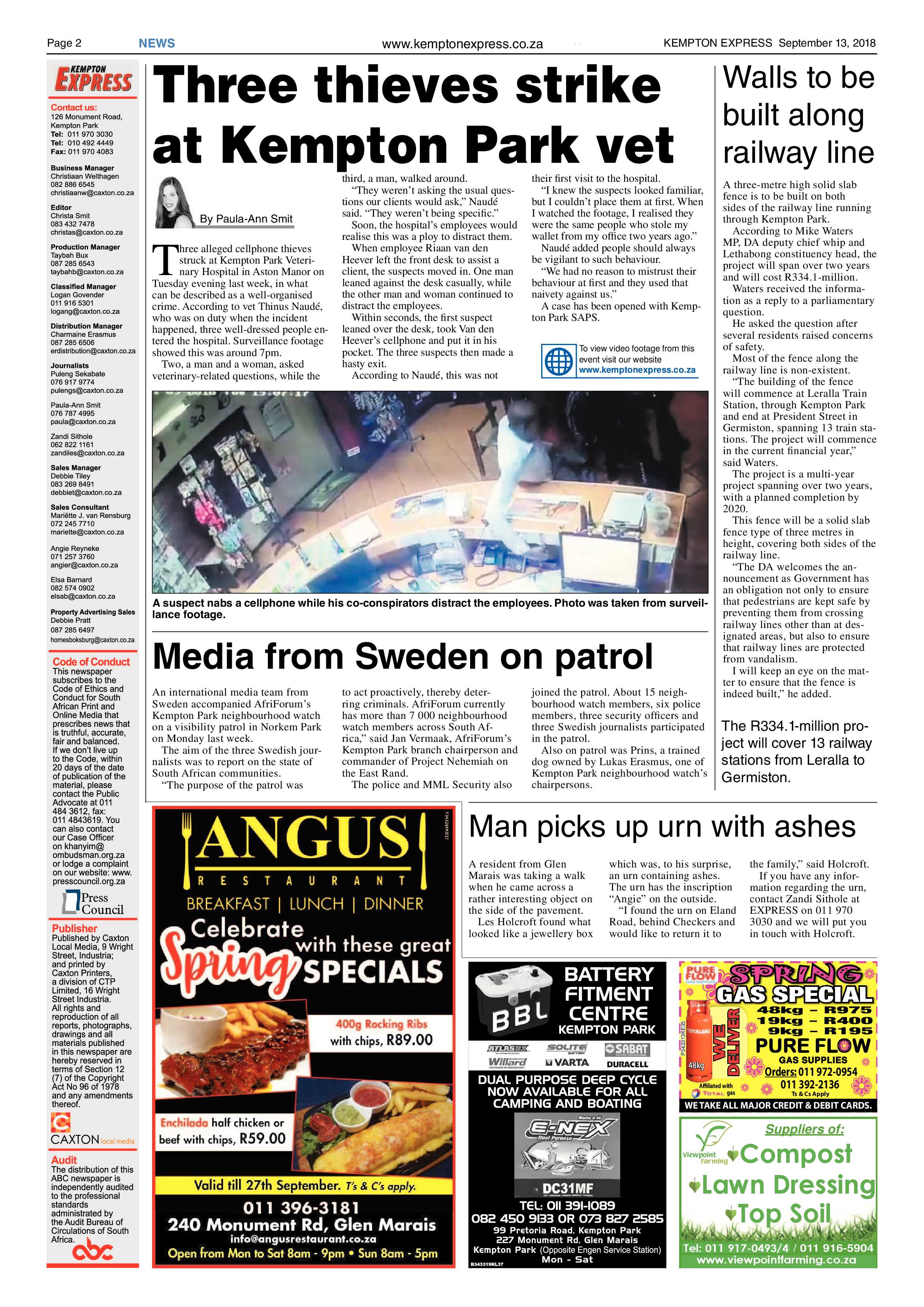 Kempton Express 13 September 2018 page 2
