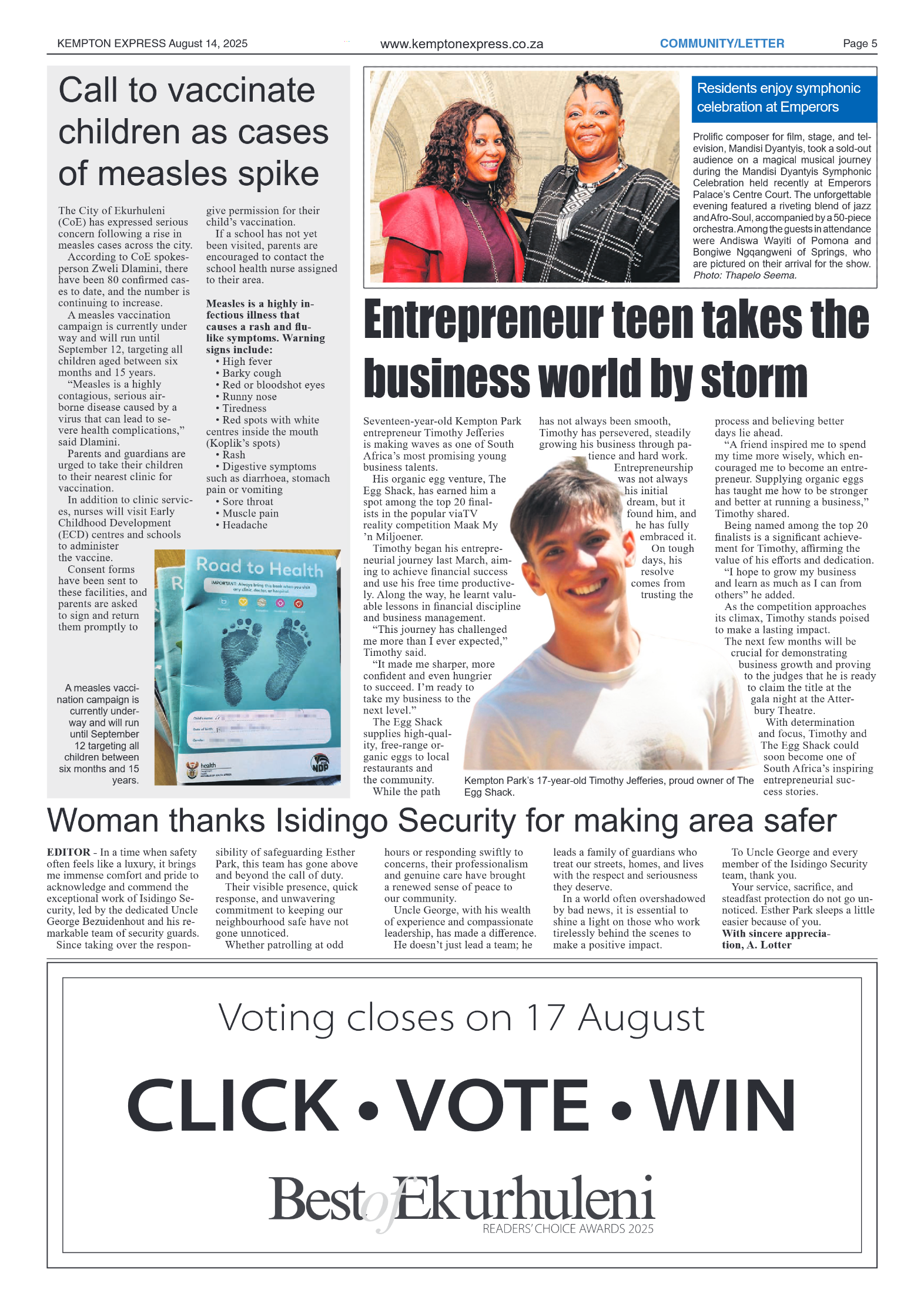 Kempton Express 14 August 2025 page 5