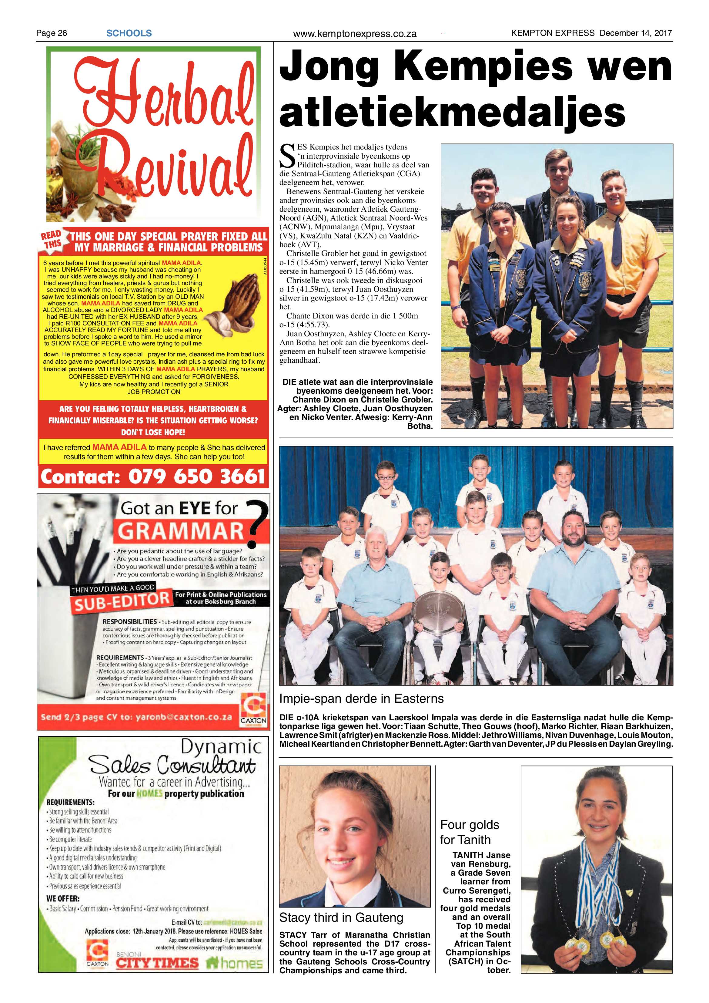 Kempton Express 14 December 2017 page 26
