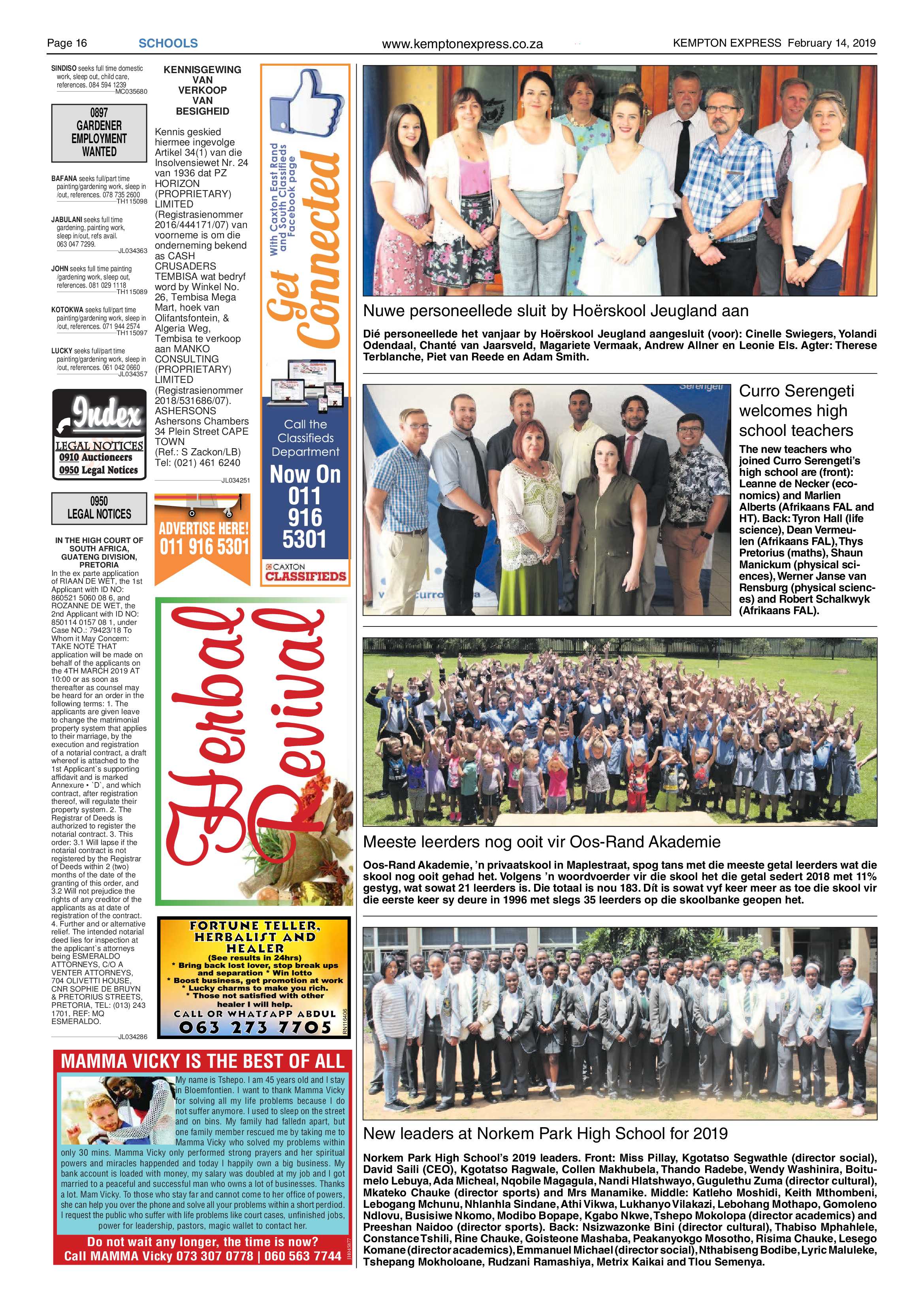 Kempton Express 14 February 2019 page 16