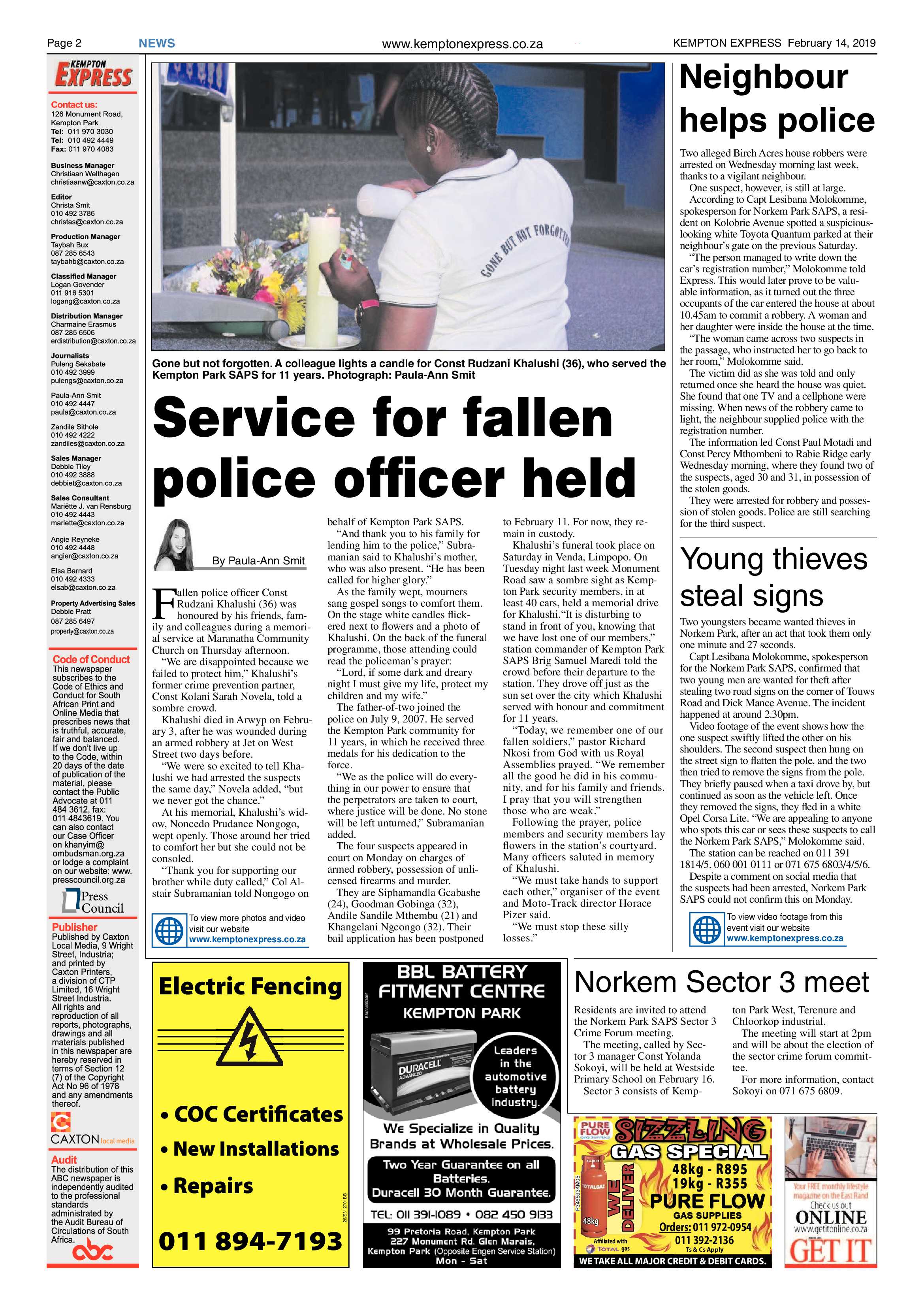 Kempton Express 14 February 2019 page 2