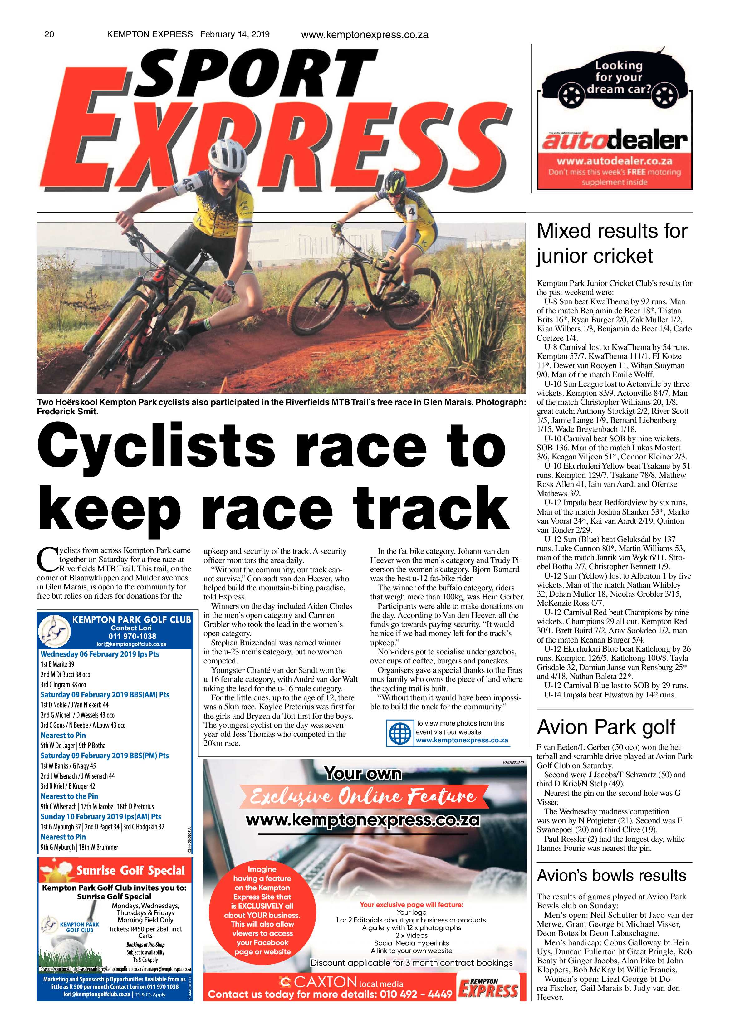 Kempton Express 14 February 2019 page 20