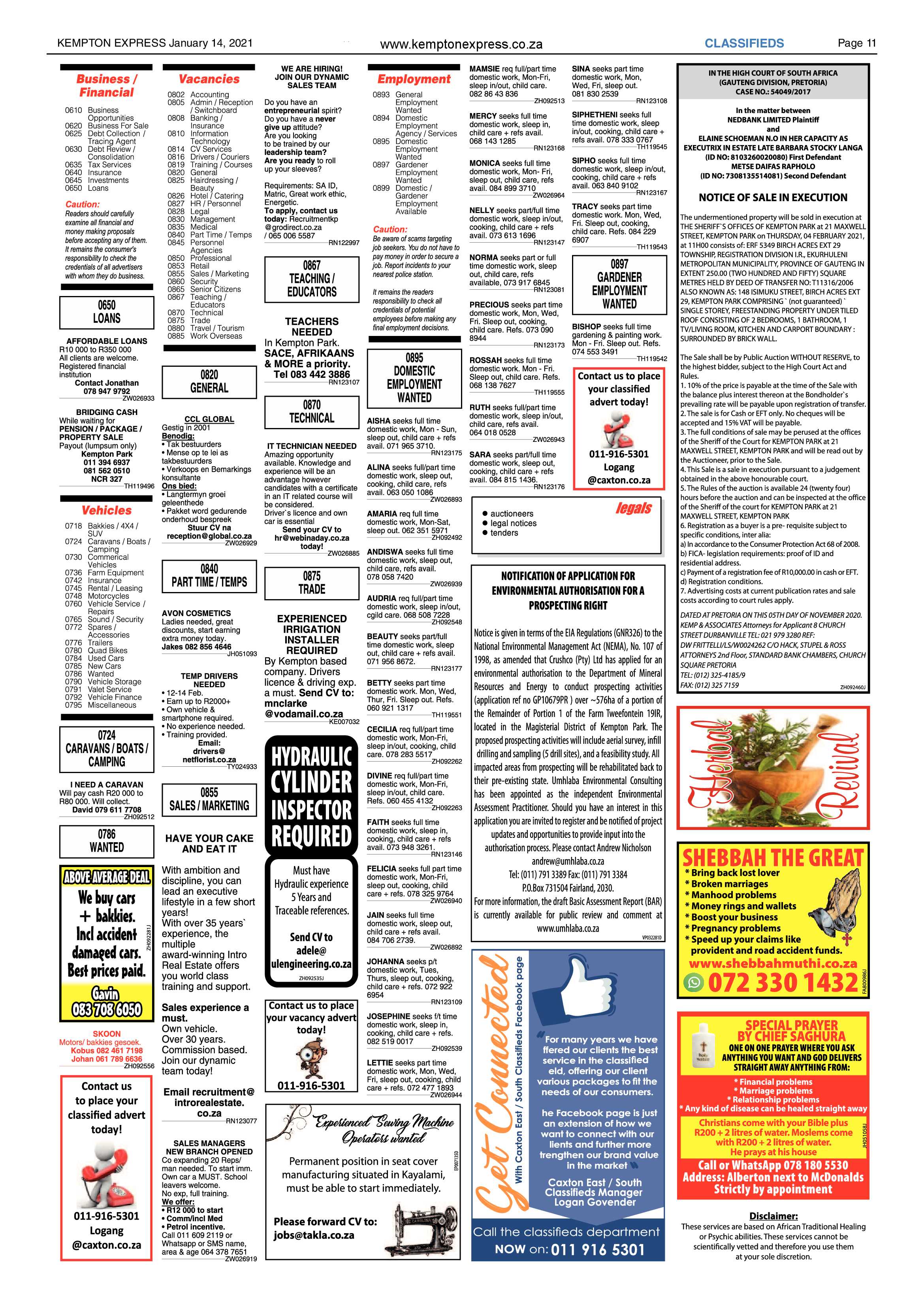 Kempton Express 14 January 2021 page 11