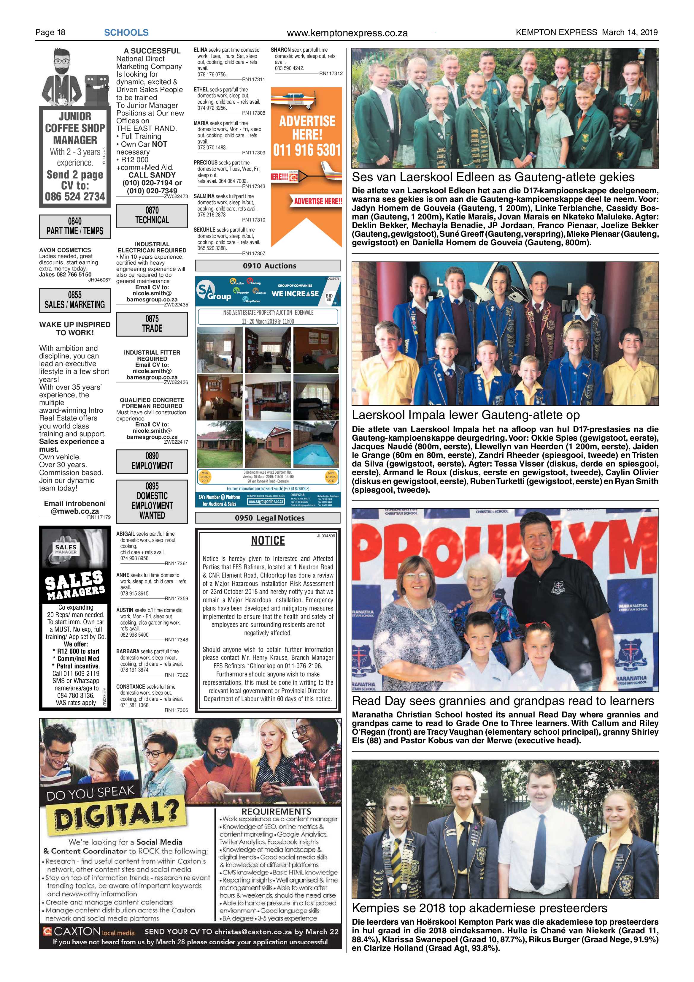 Kempton Express 14 March 2019 page 18