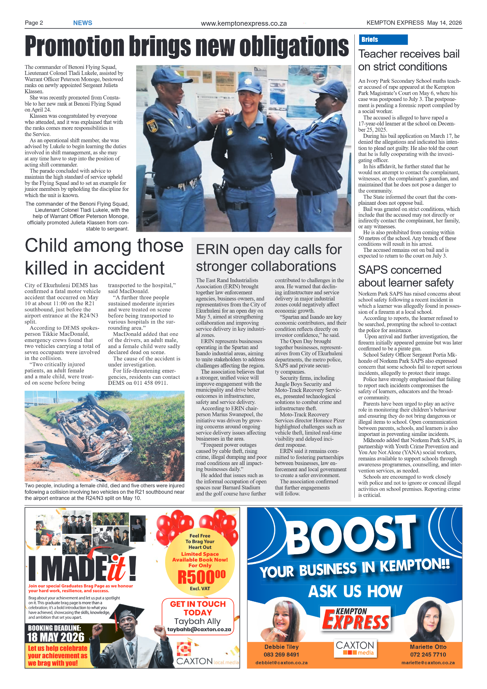 Kempton Express 14 May 2026 page 2