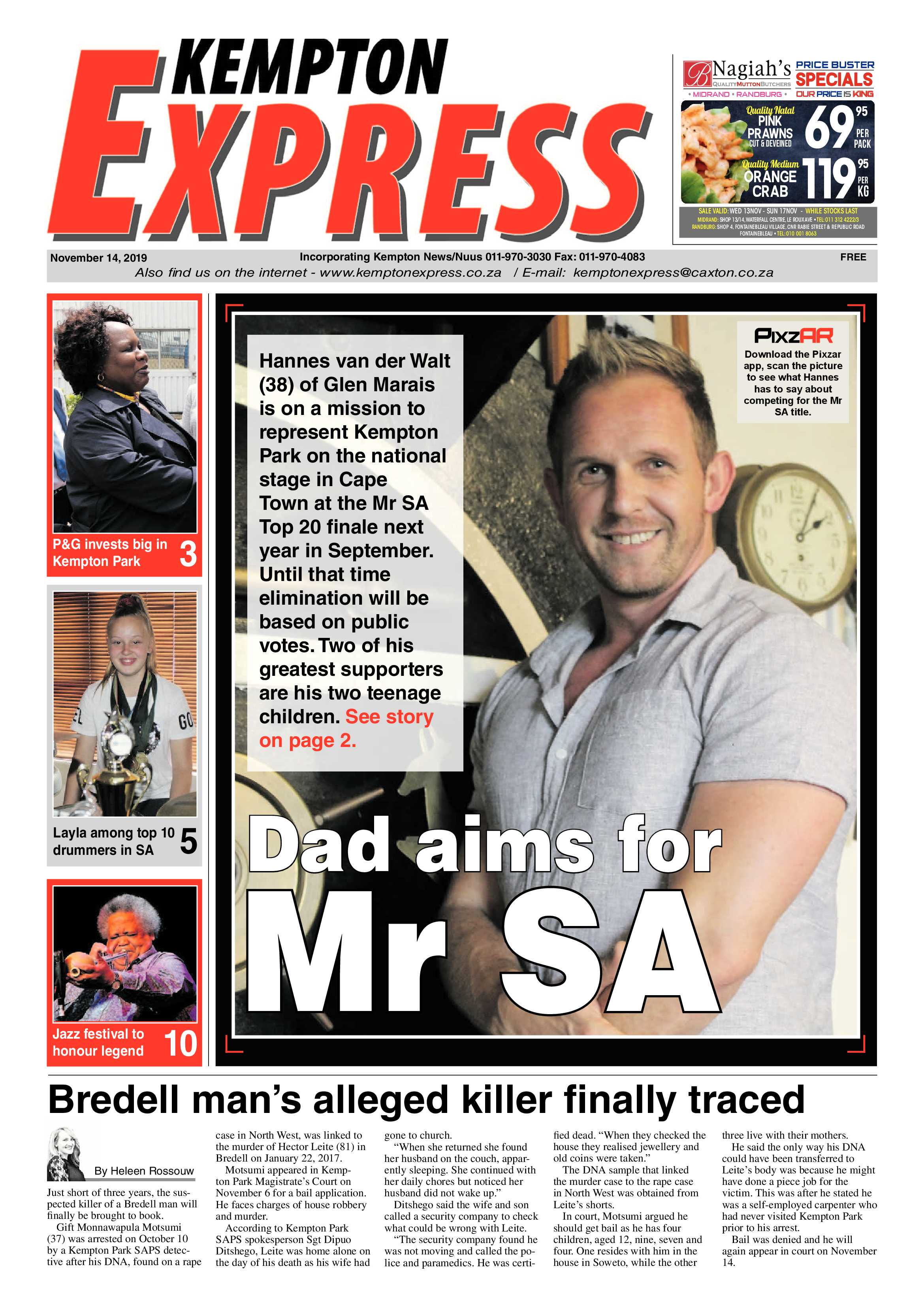 Kempton Express 14 November 2019 page 1