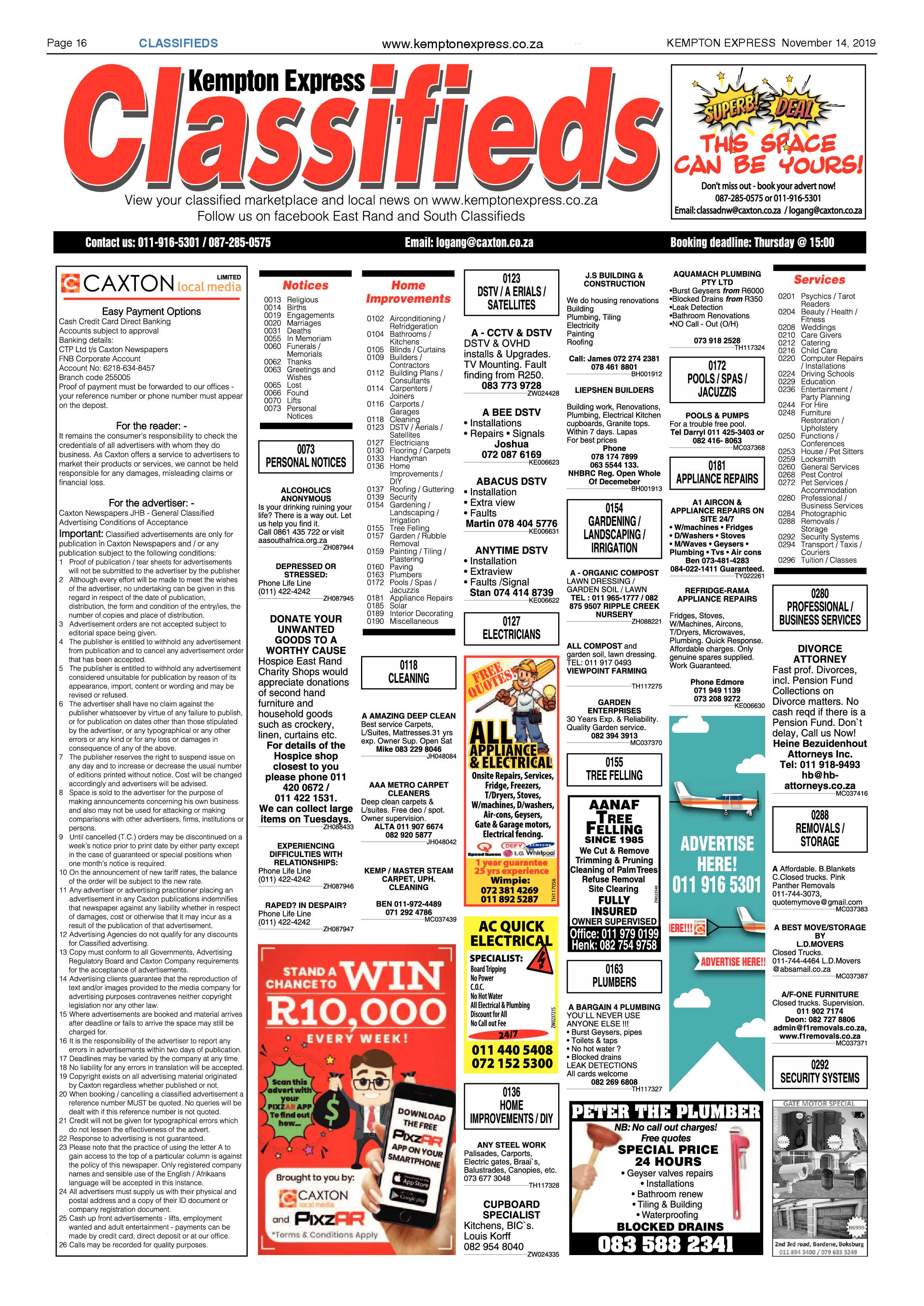 Kempton Express 14 November 2019 page 16