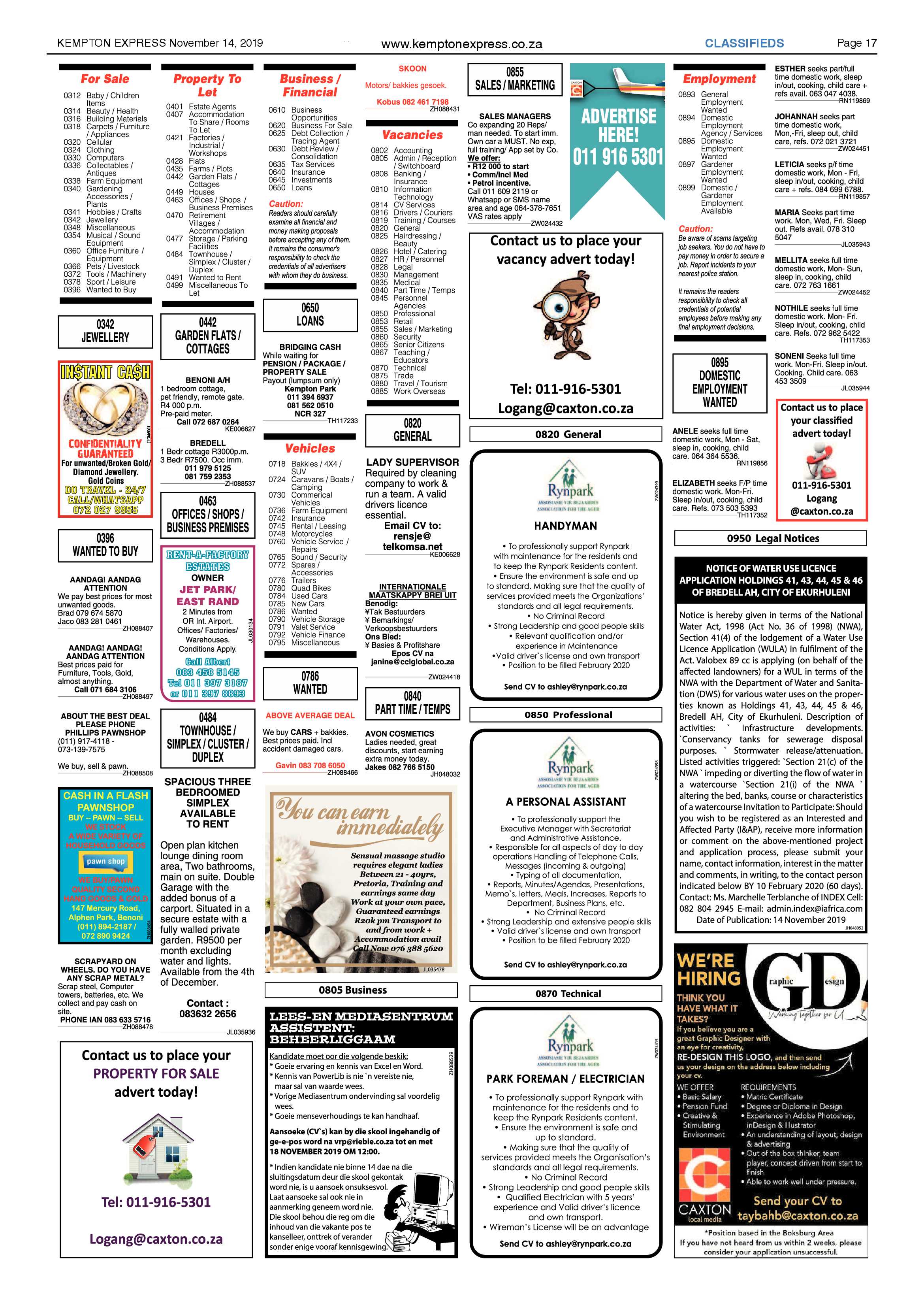 Kempton Express 14 November 2019 page 17