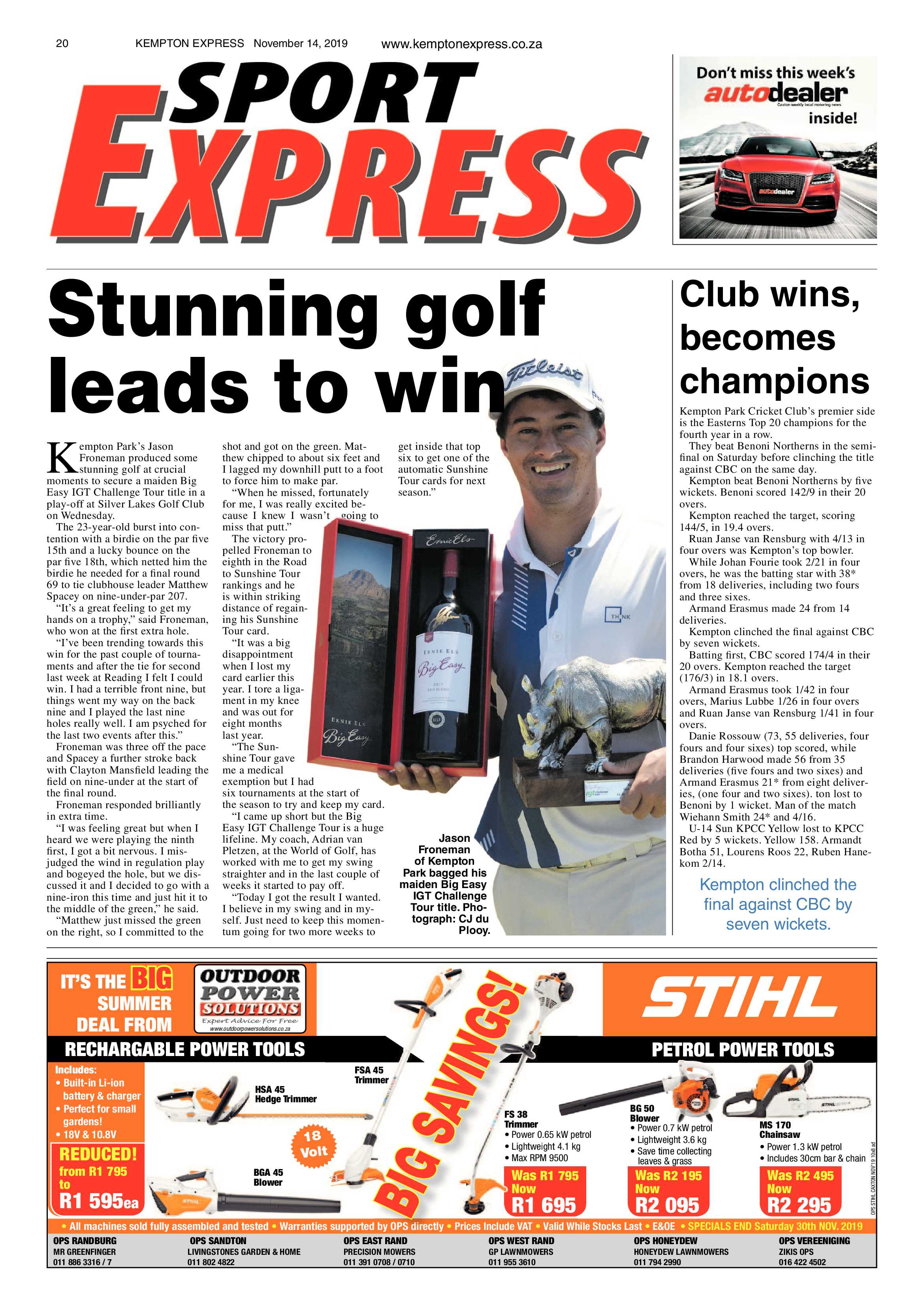 Kempton Express 14 November 2019 page 20