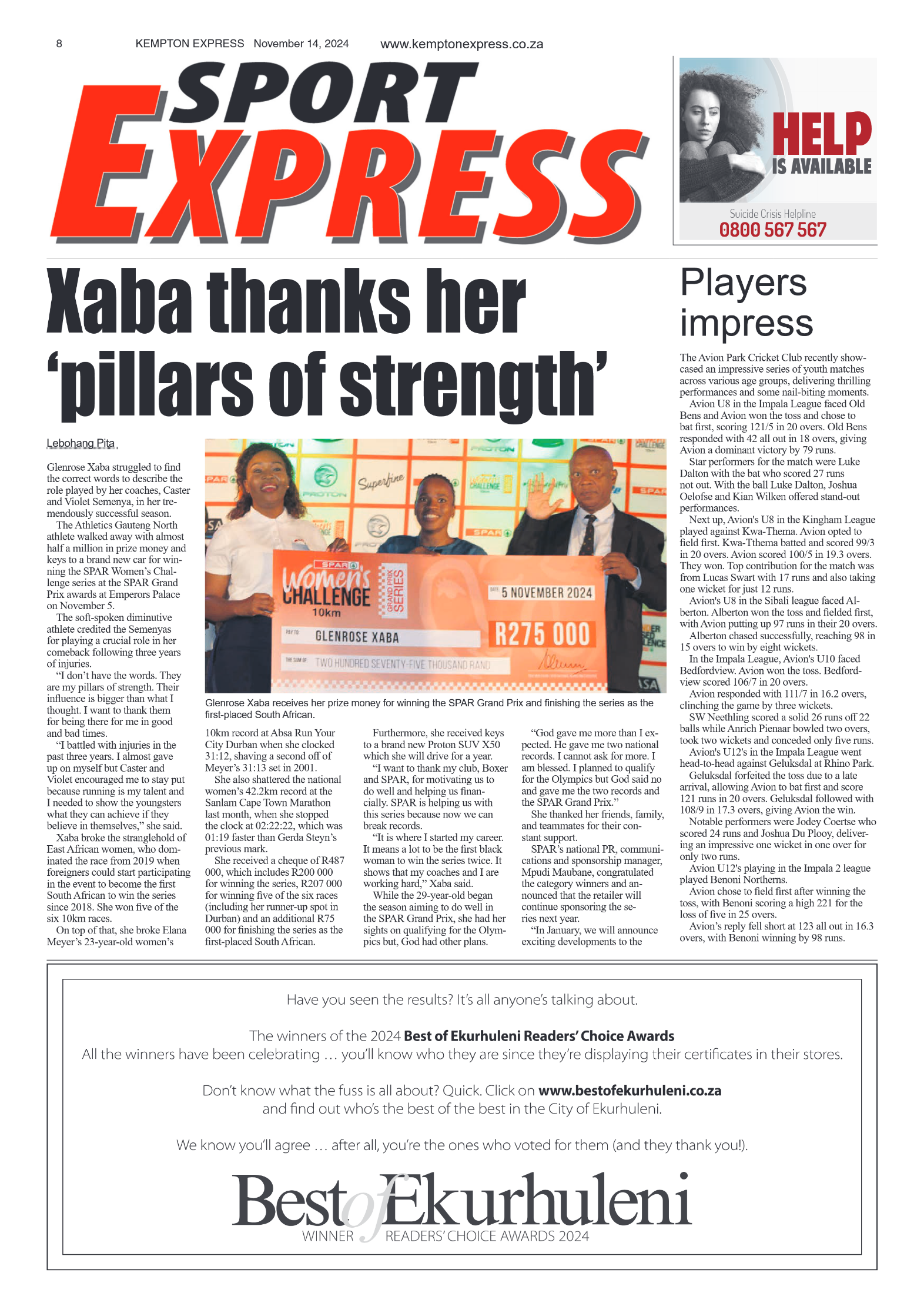 Kempton Express 14 November 2024 page 8