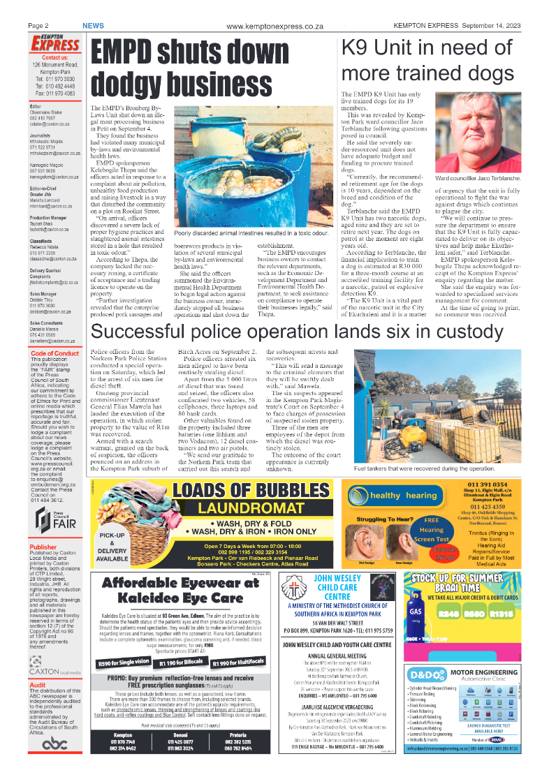 Kempton Express 14 September 2023 page 2