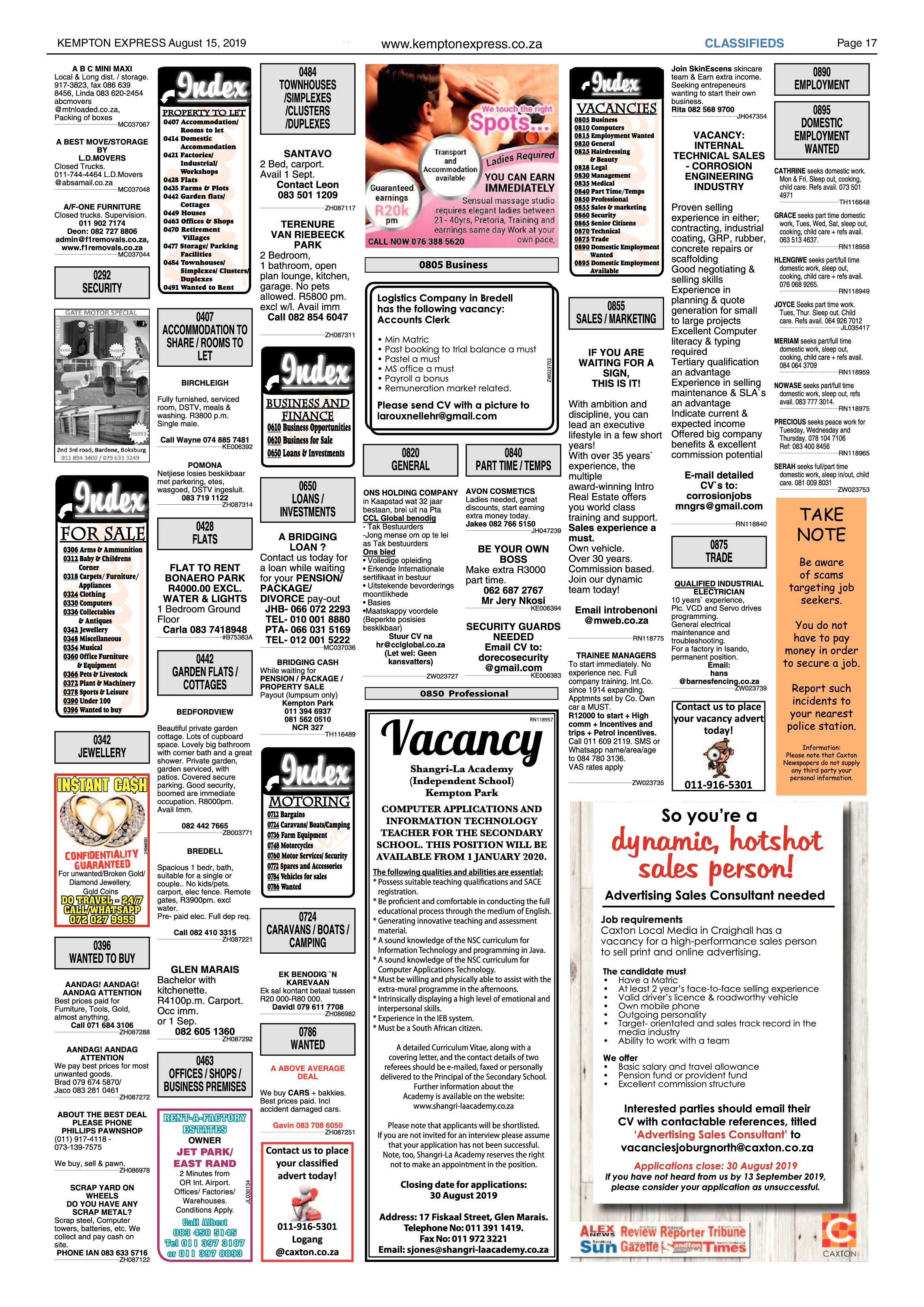 Kempton Express 15 August 2019 page 17