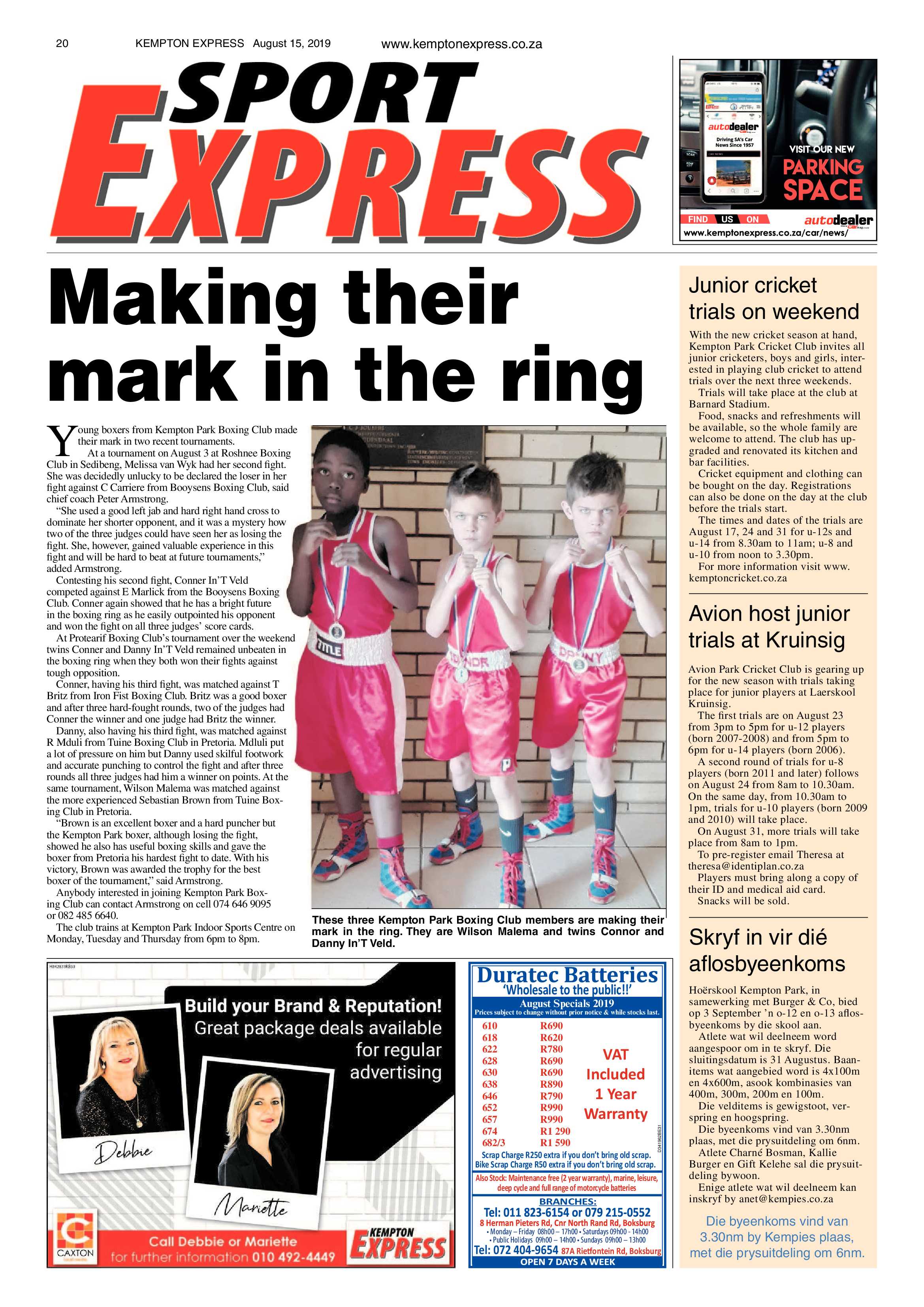 Kempton Express 15 August 2019 page 20