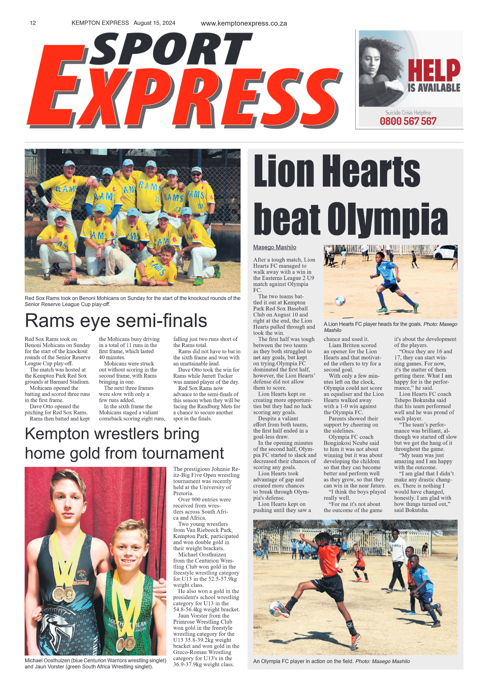 Kempton Express 15 August 2024 page 12