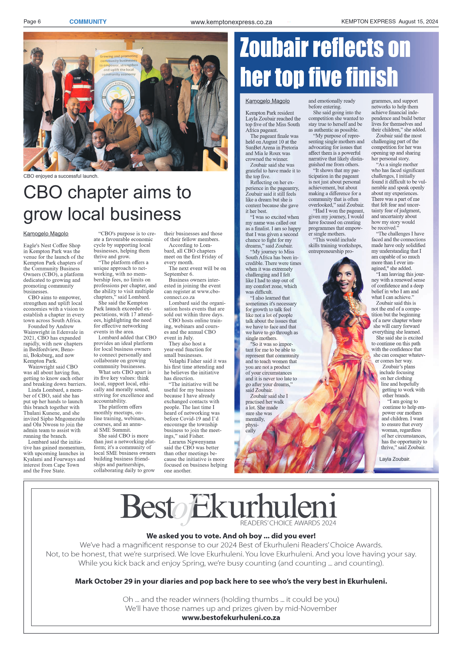 Kempton Express 15 August 2024 page 6