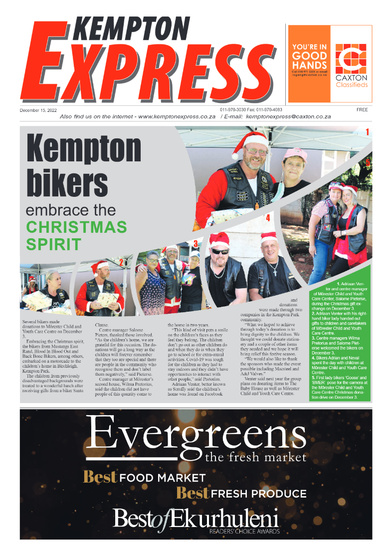 Kempton Express 15 Dec 2022 page 1