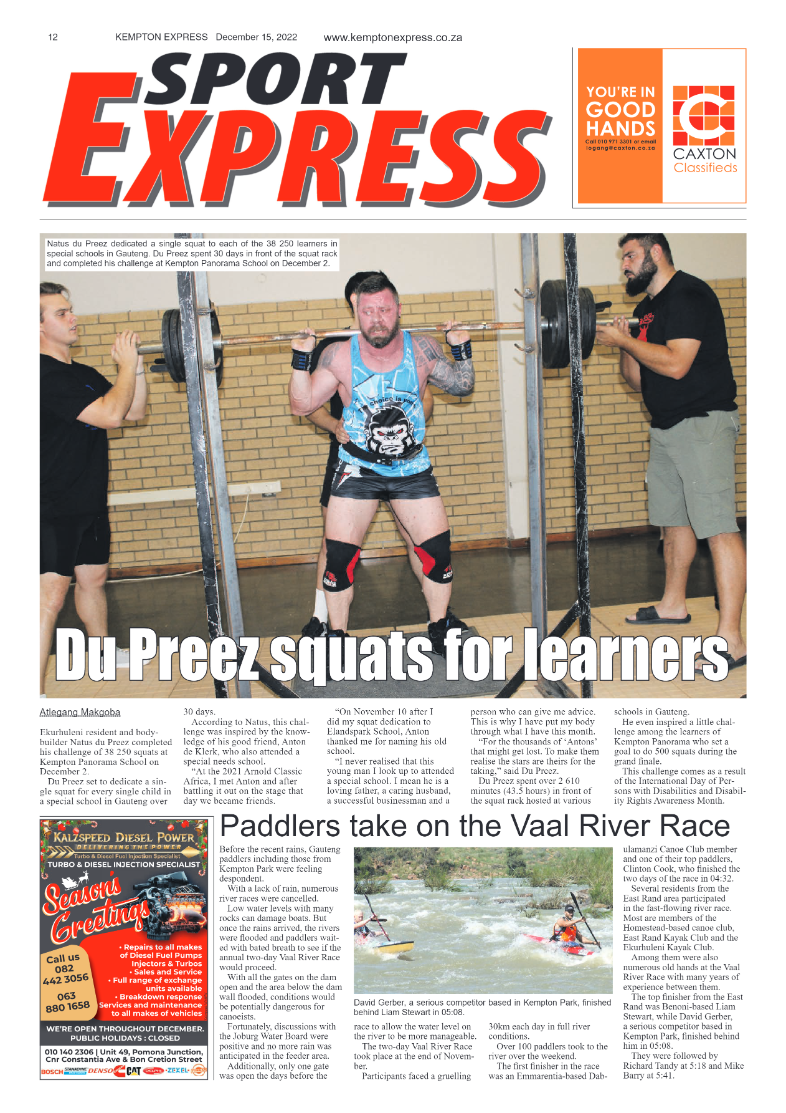 Kempton Express 15 Dec 2022 page 12