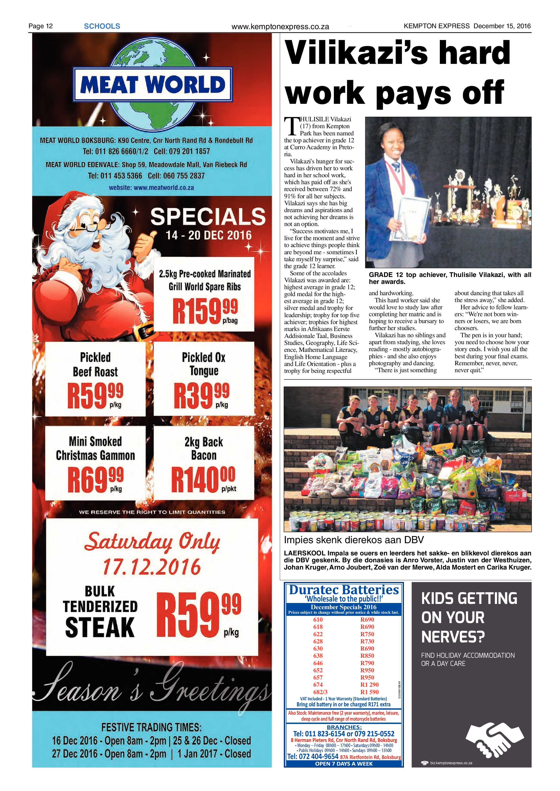 Kempton Express 15 December 2016 page 12