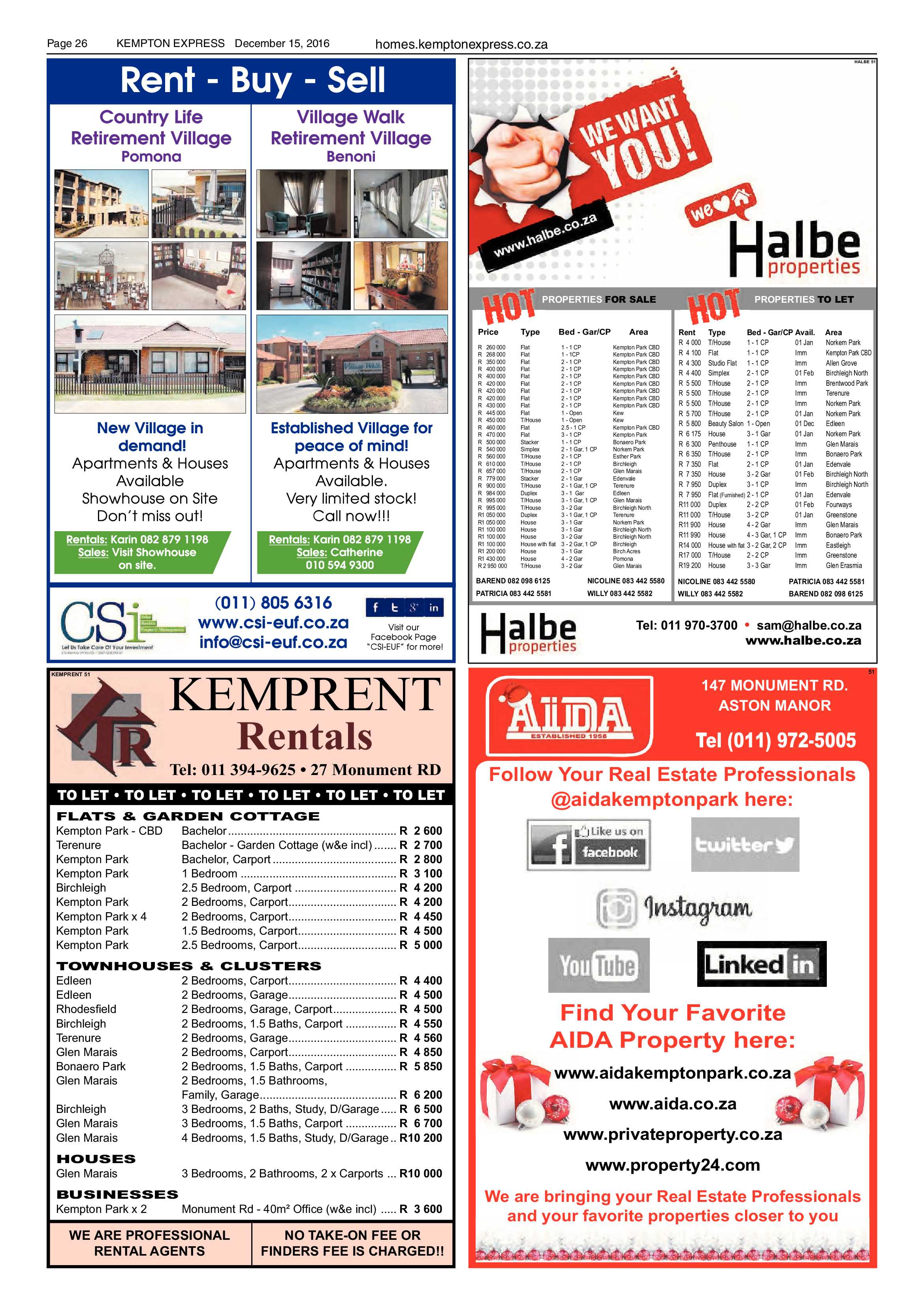 Kempton Express 15 December 2016 page 26