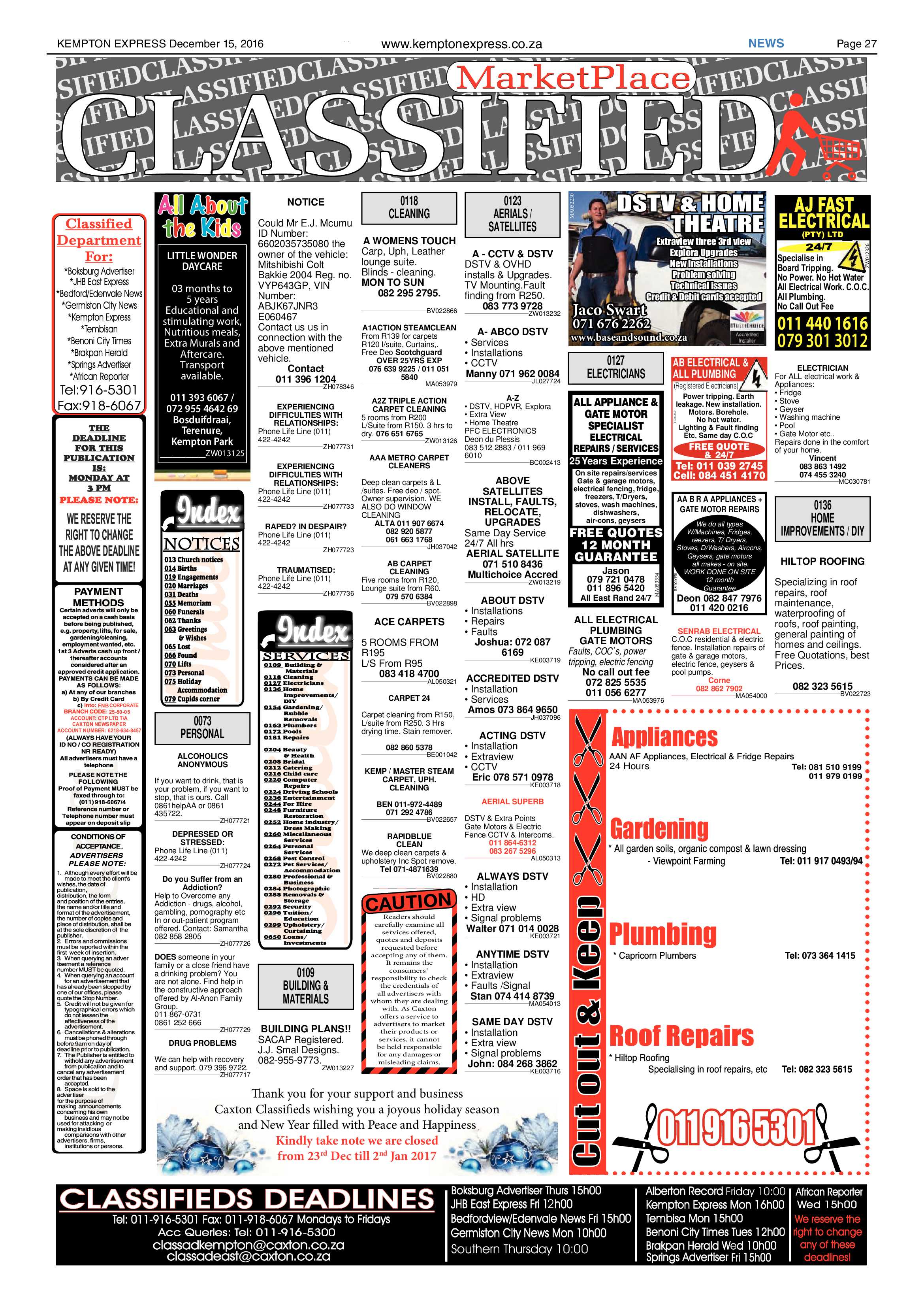 Kempton Express 15 December 2016 page 27