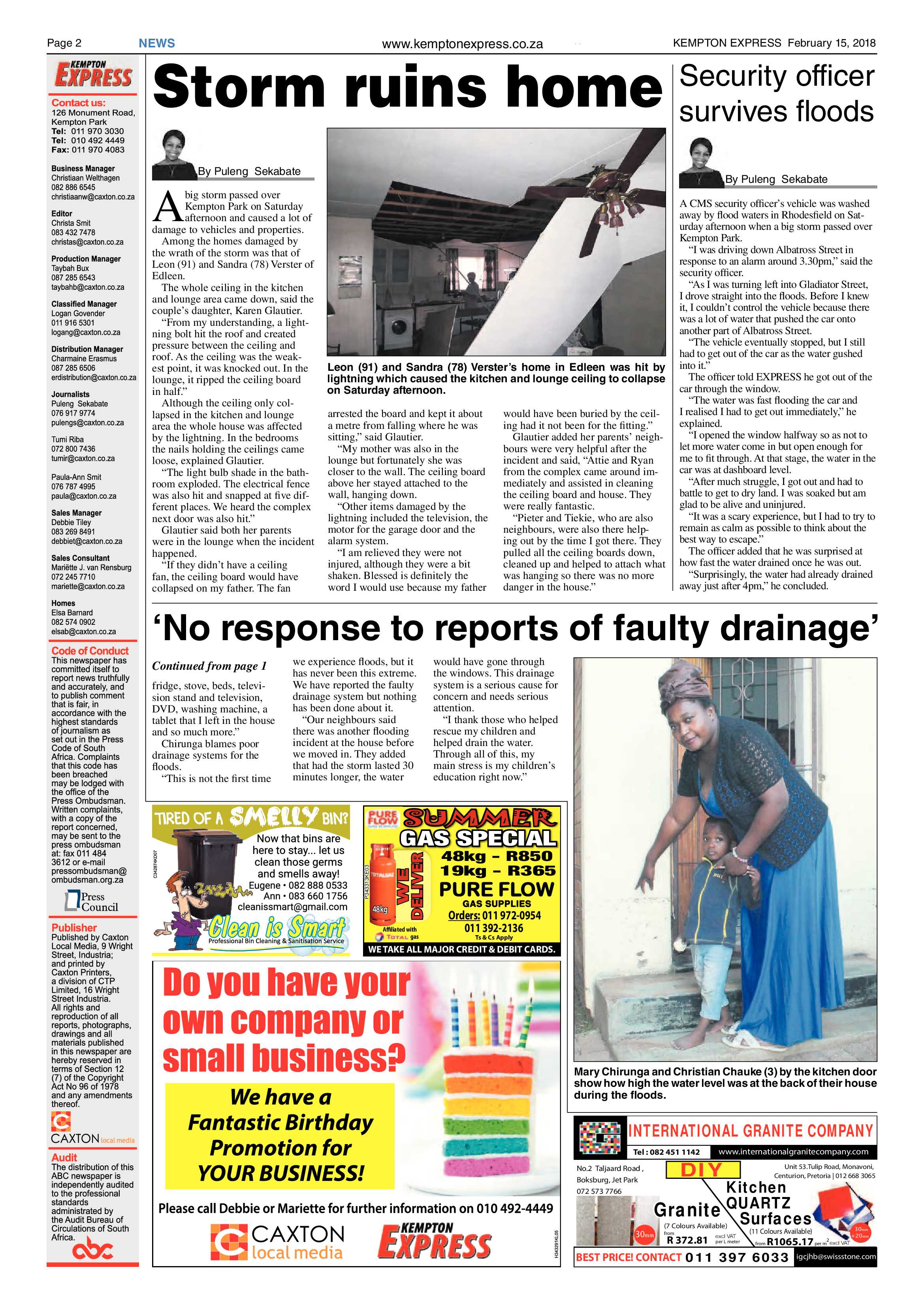 Kempton Express 15 February 2018 page 2