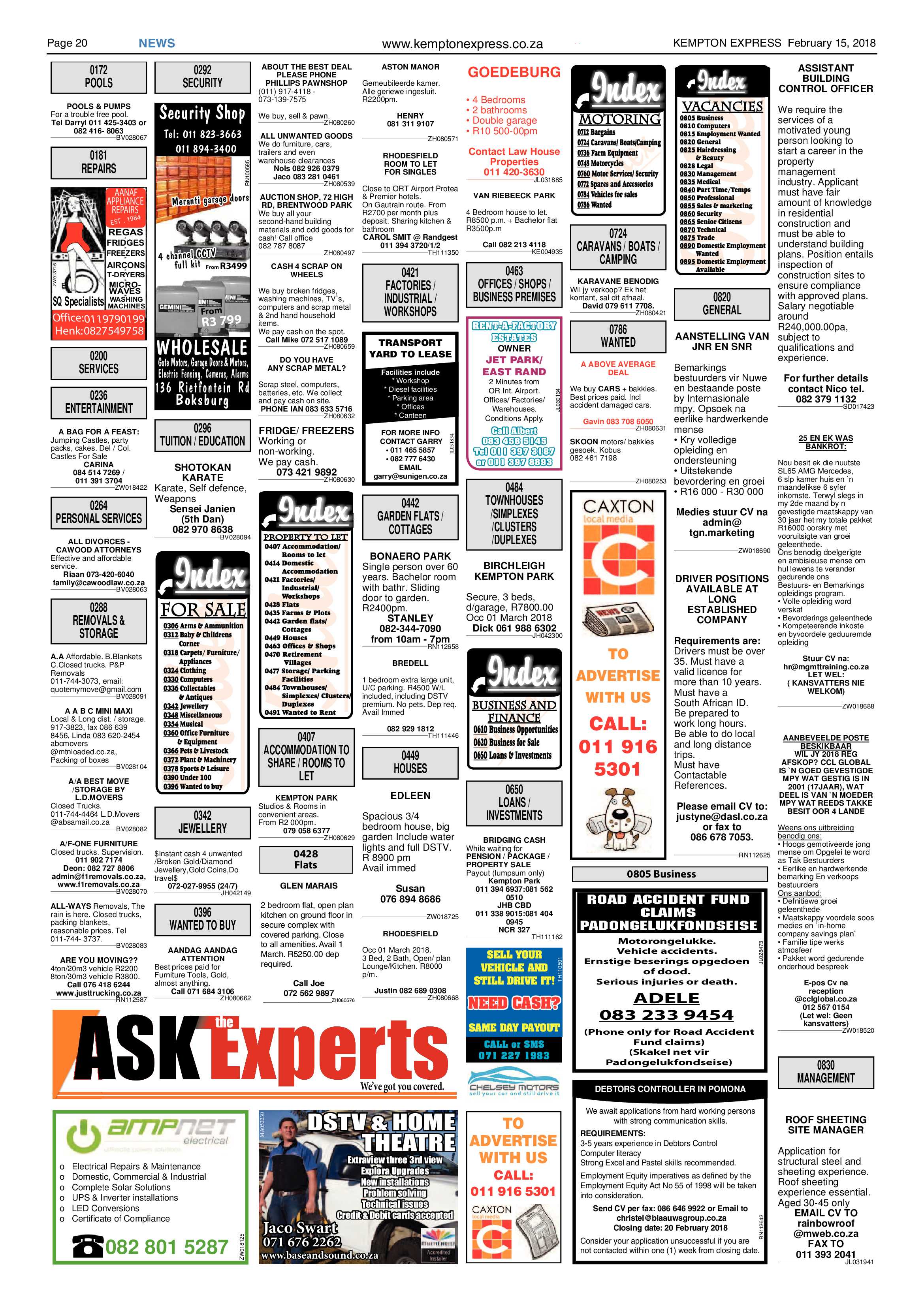 Kempton Express 15 February 2018 page 20