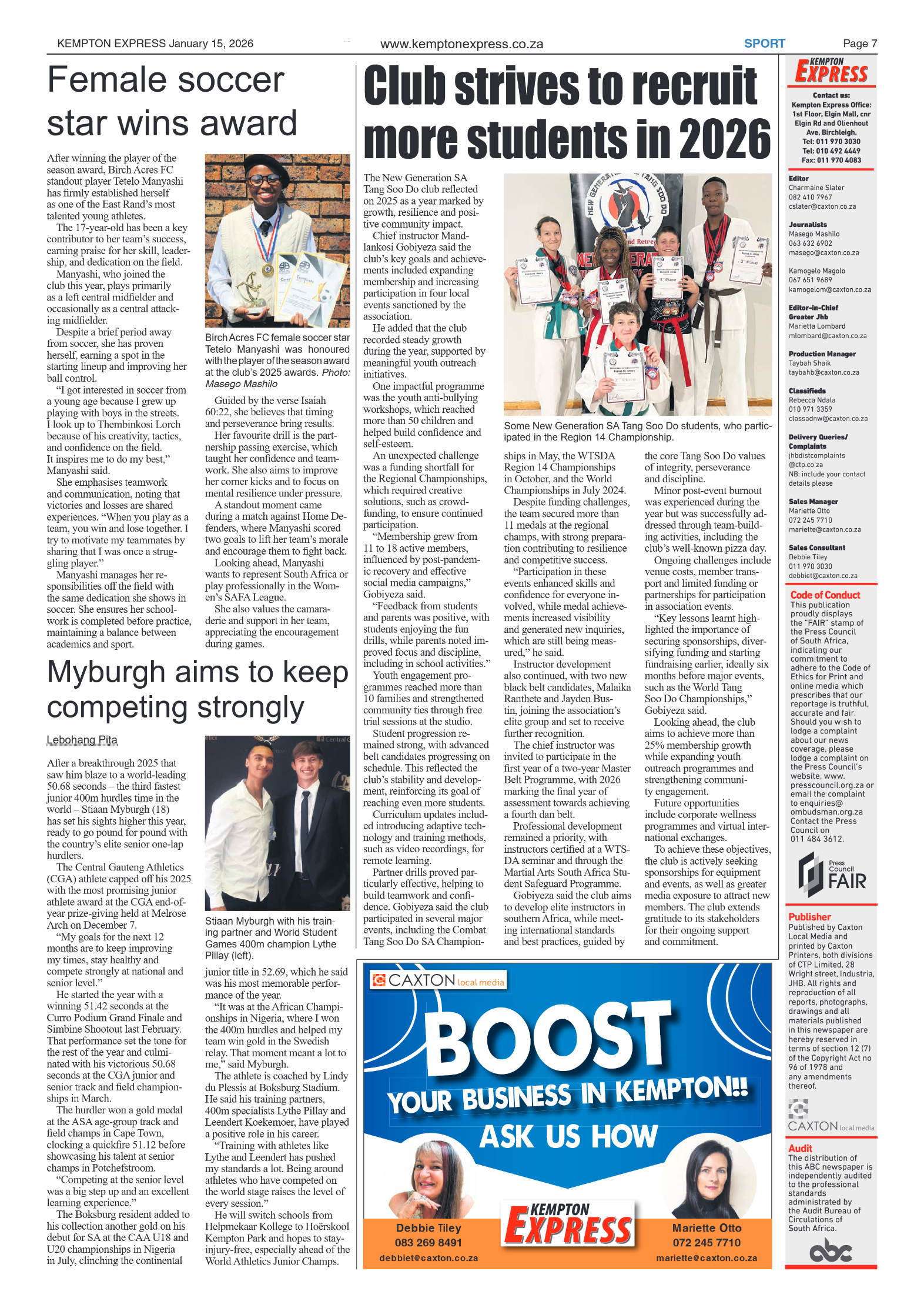 Kempton Express 15 January 2026 page 7