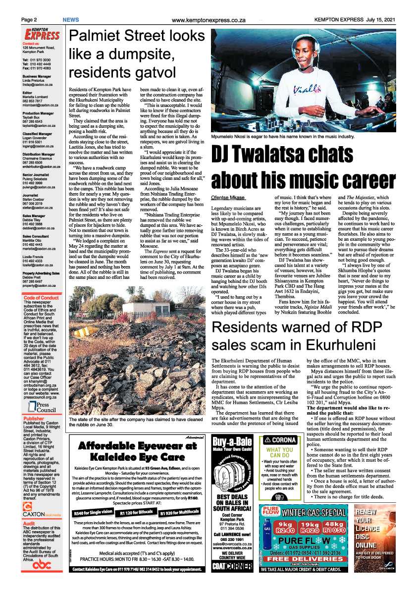 Kempton Express 15 July 2021 page 2