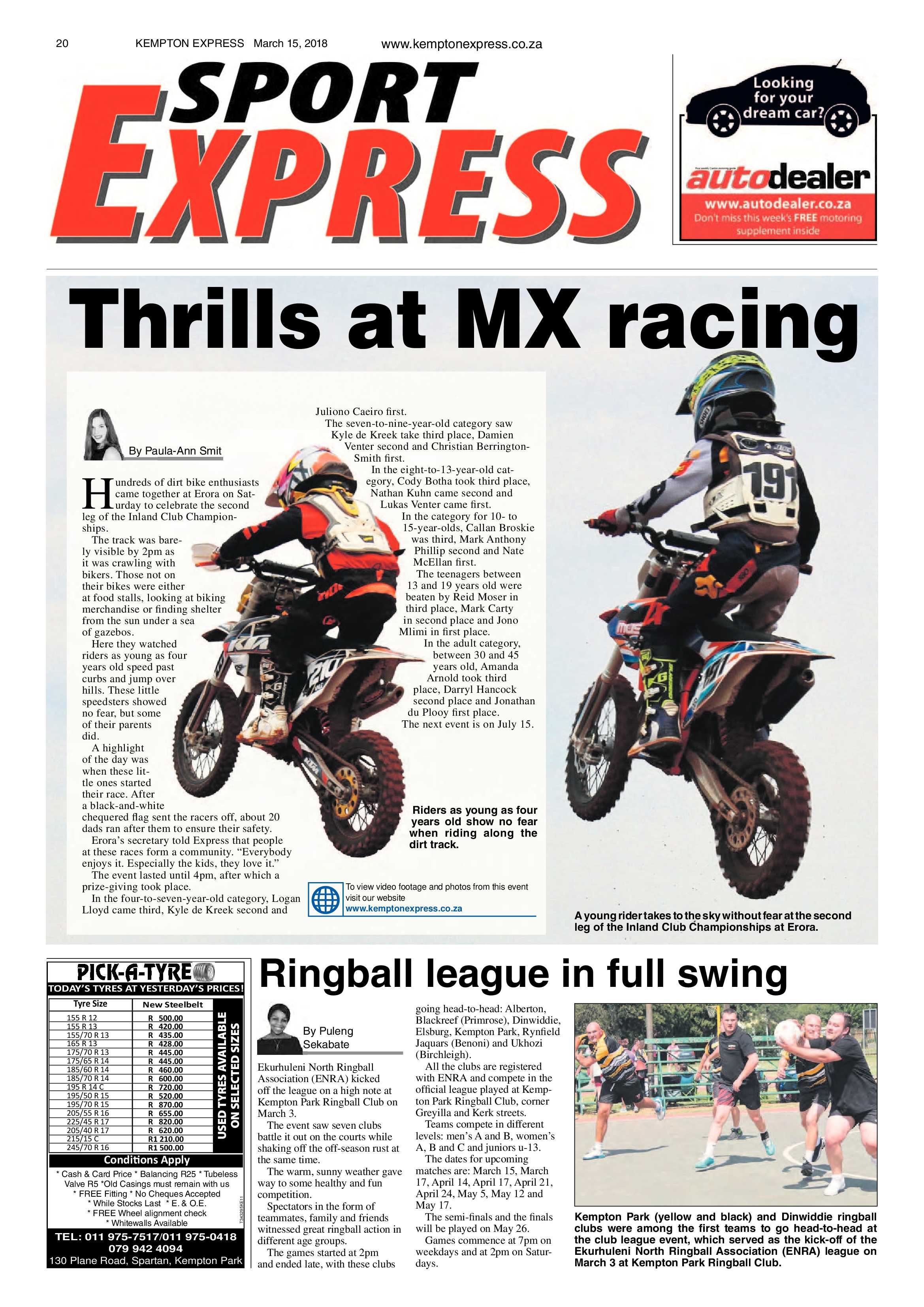 Kempton Express 15 March 2018 page 20