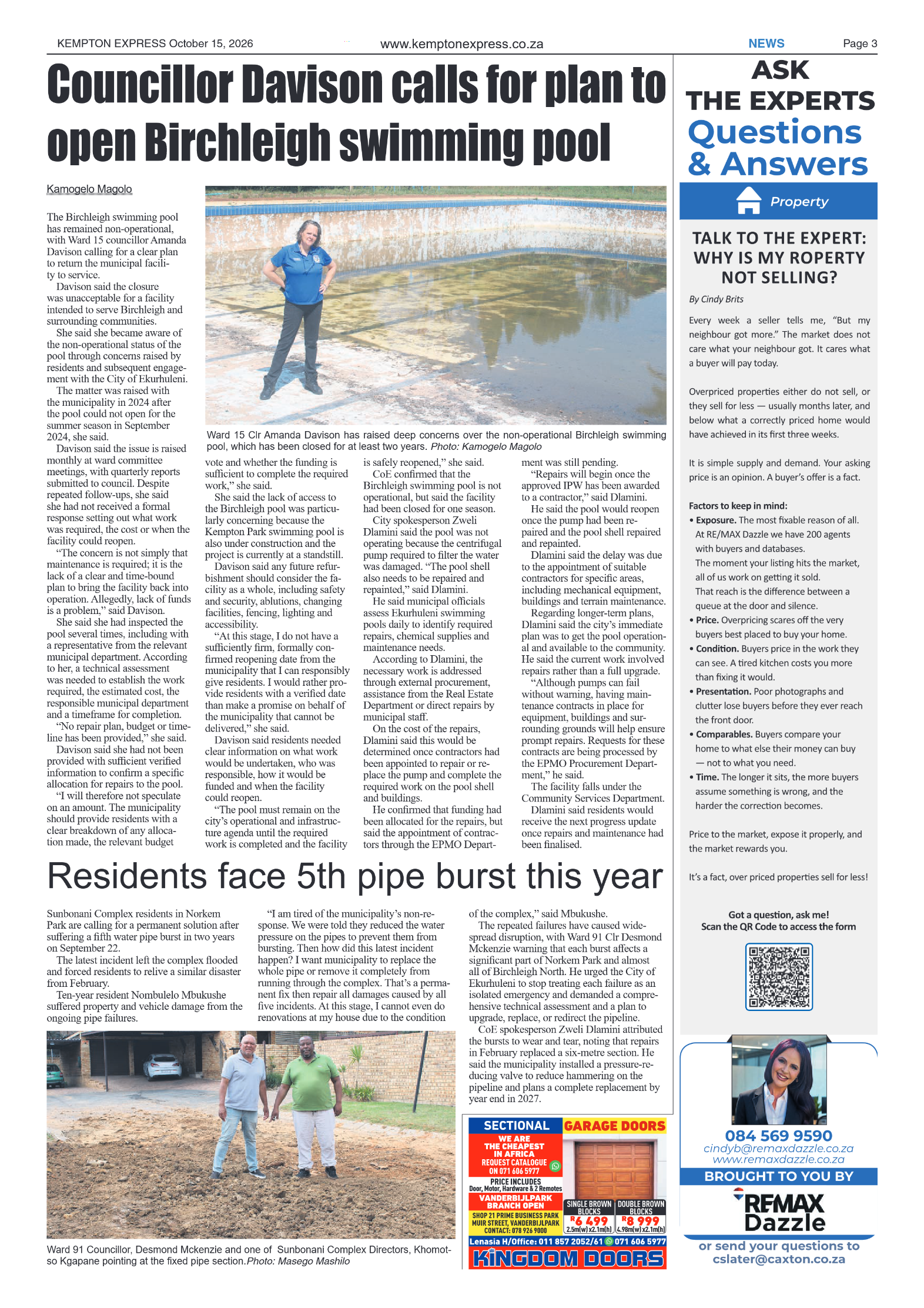 Kempton Express 15 October 2026 page 3